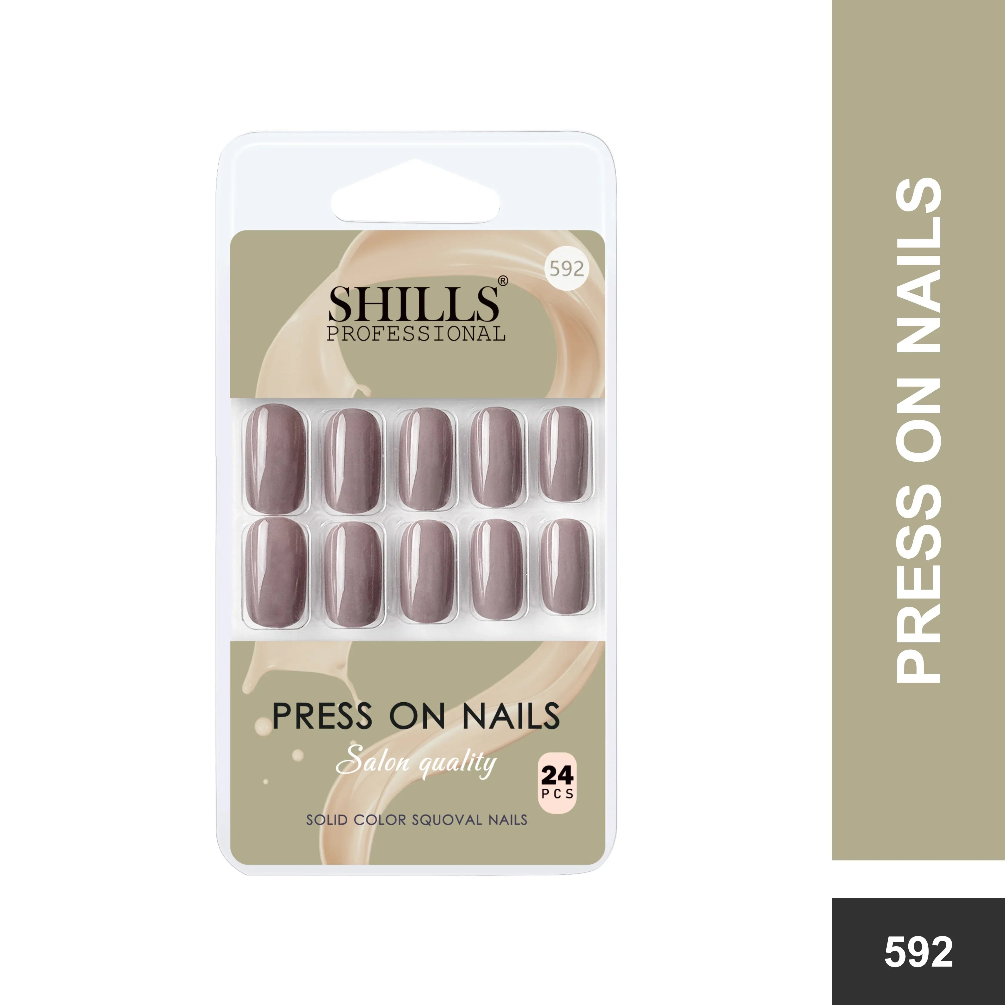 Glossy Solid Color Nails Square(SPN579-SPN604)