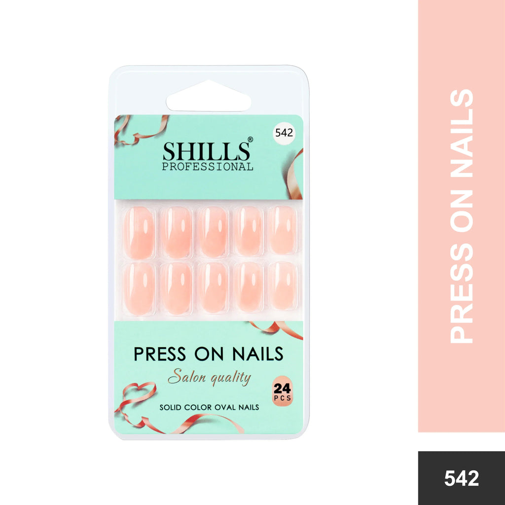 Glossy Solid Color Nails Oval(SPN527-SPN552)
