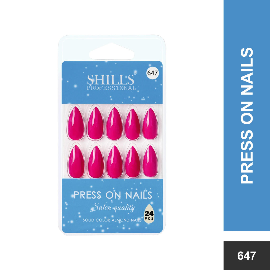 Glossy Solid Color Nails Sharp Almond(SPN631-SPN656)