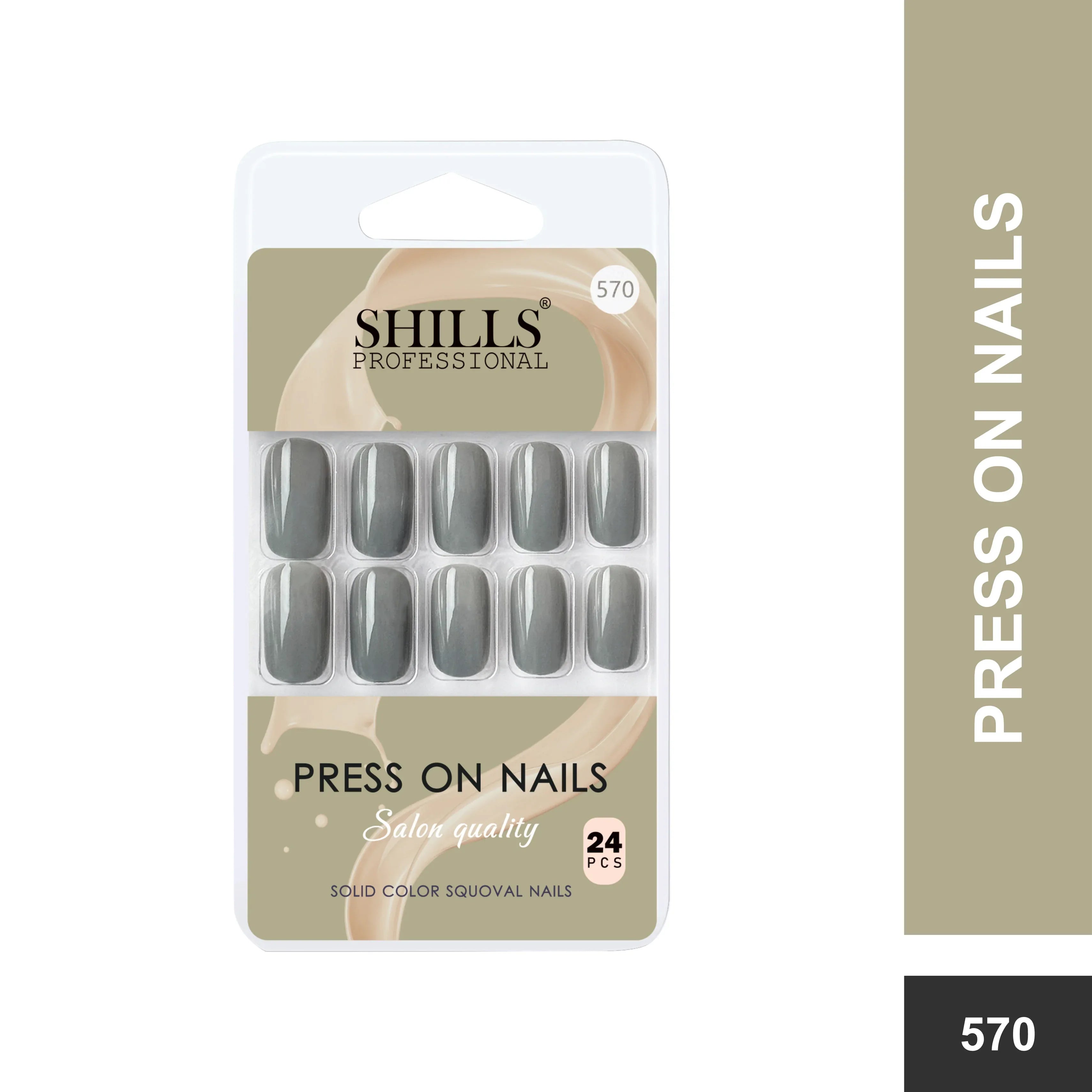 Glossy Solid Color Nails Square(SPN553-SPN604)