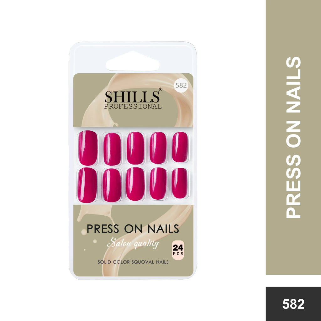 Glossy Solid Color Nails Square(SPN579-SPN604)