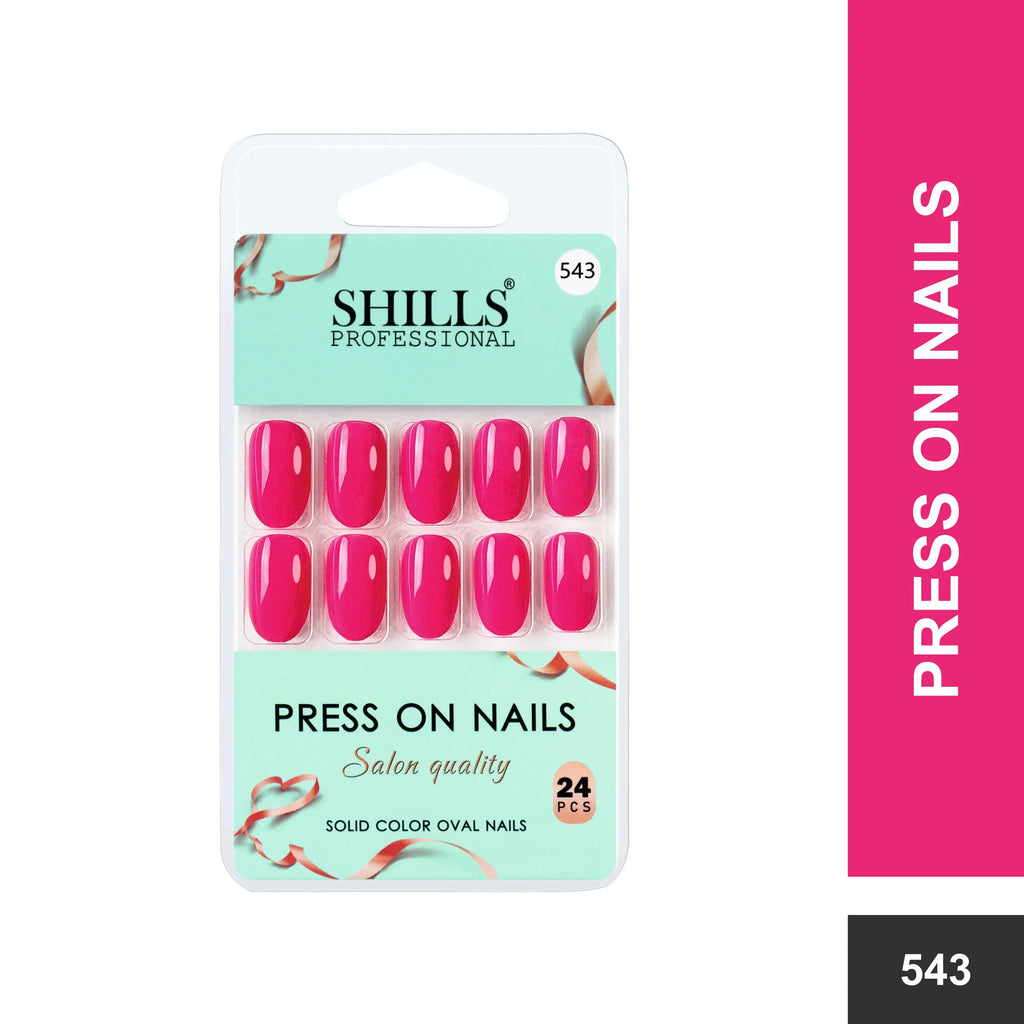 Glossy Solid Color Nails Oval(SPN527-SPN552)
