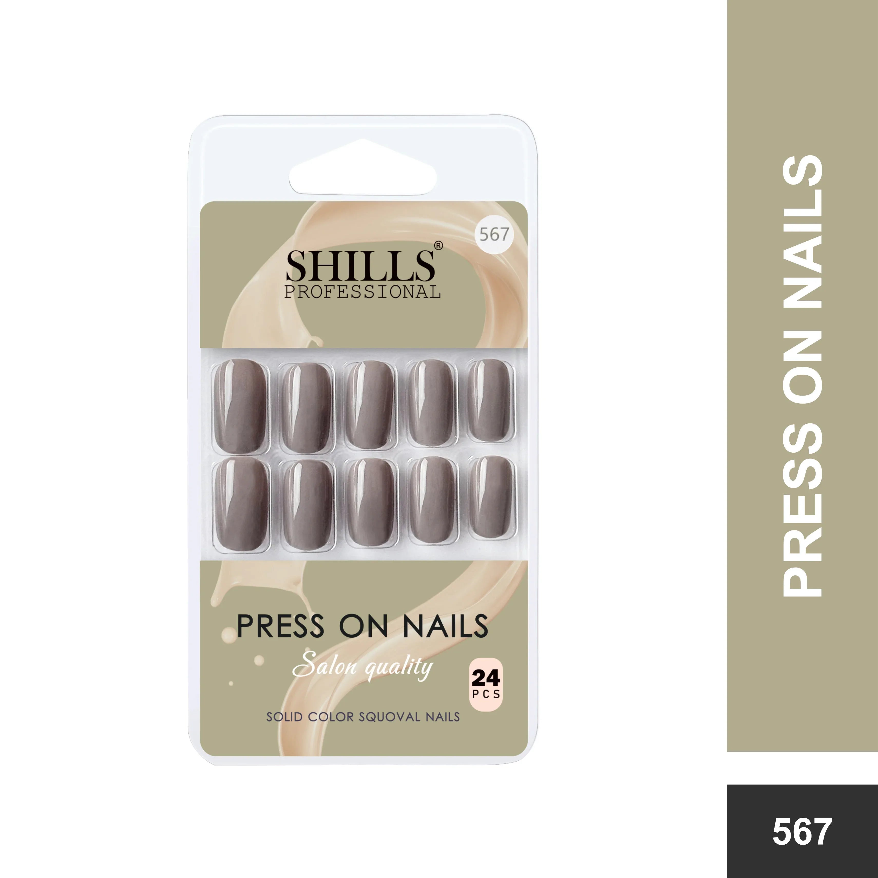 Glossy Solid Color Nails Square(SPN553-SPN604)