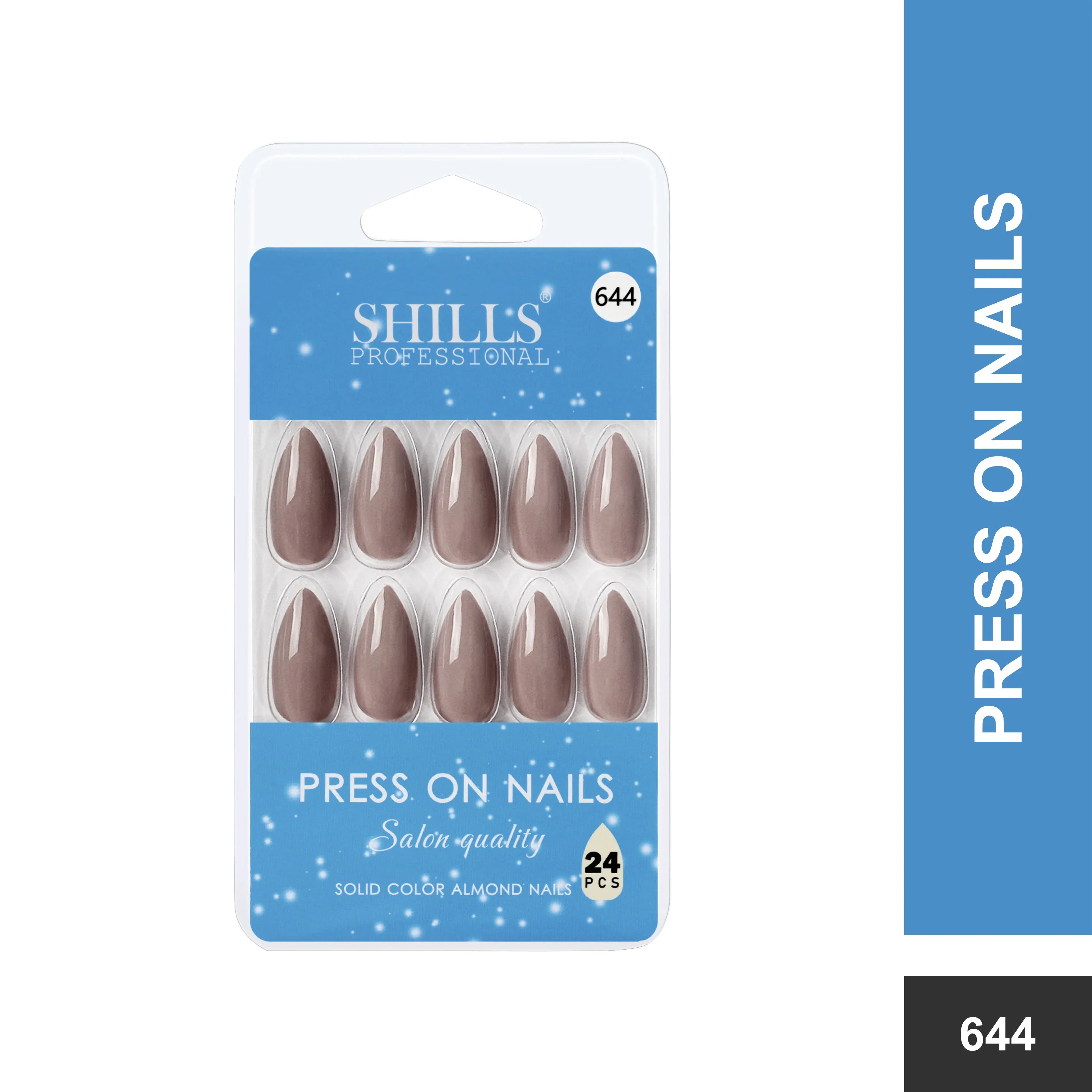 Glossy Solid Color Nails Sharp Almond(SPN631-SPN656)