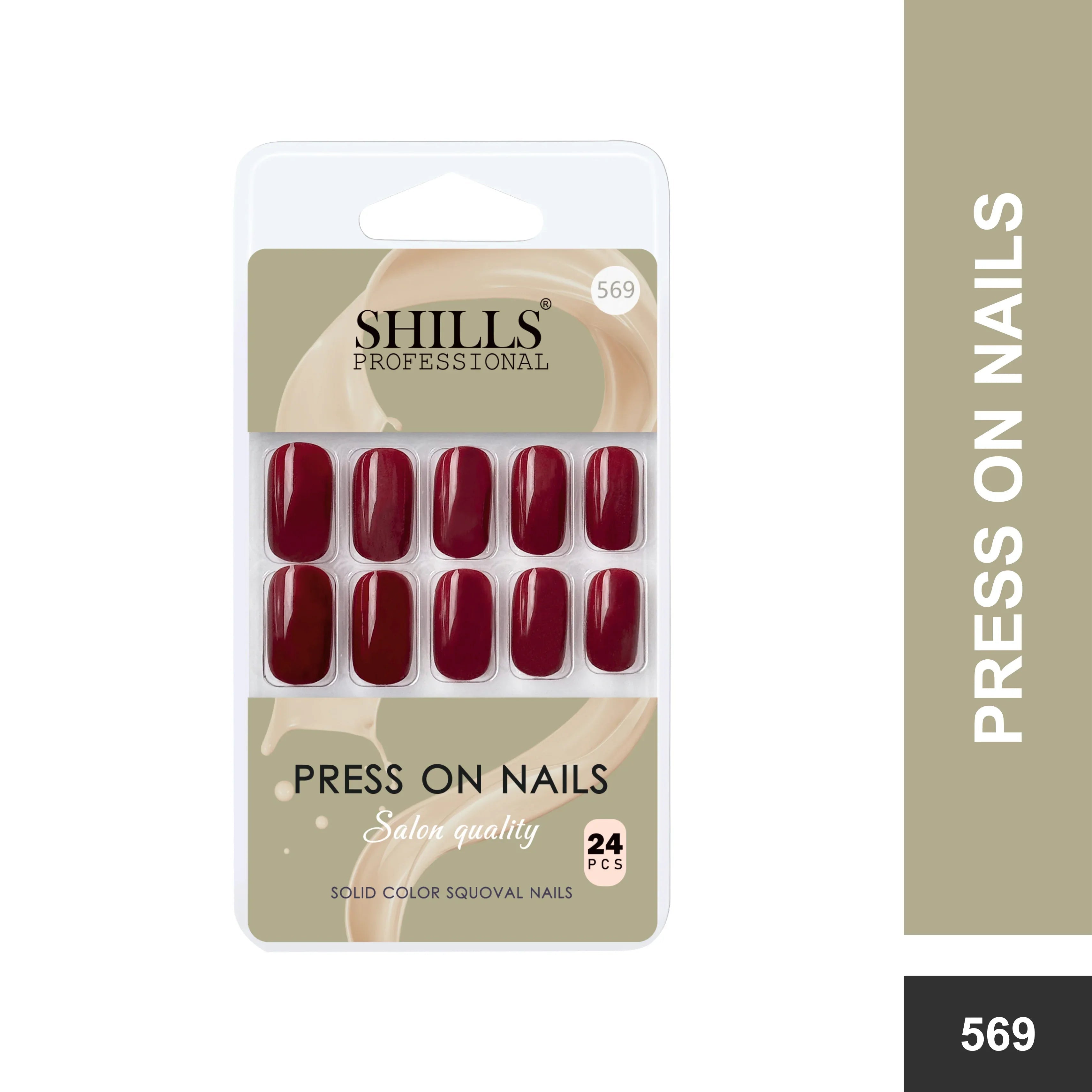 Glossy Solid Color Nails Square(SPN553-SPN604)
