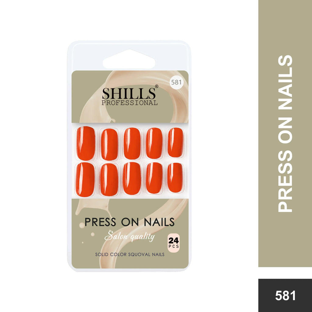 Glossy Solid Color Nails Square(SPN579-SPN604)