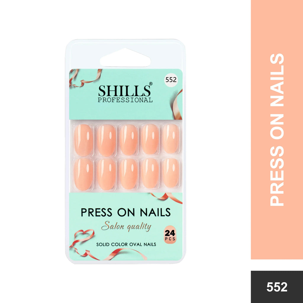 Glossy Solid Color Nails Oval(SPN527-SPN552)