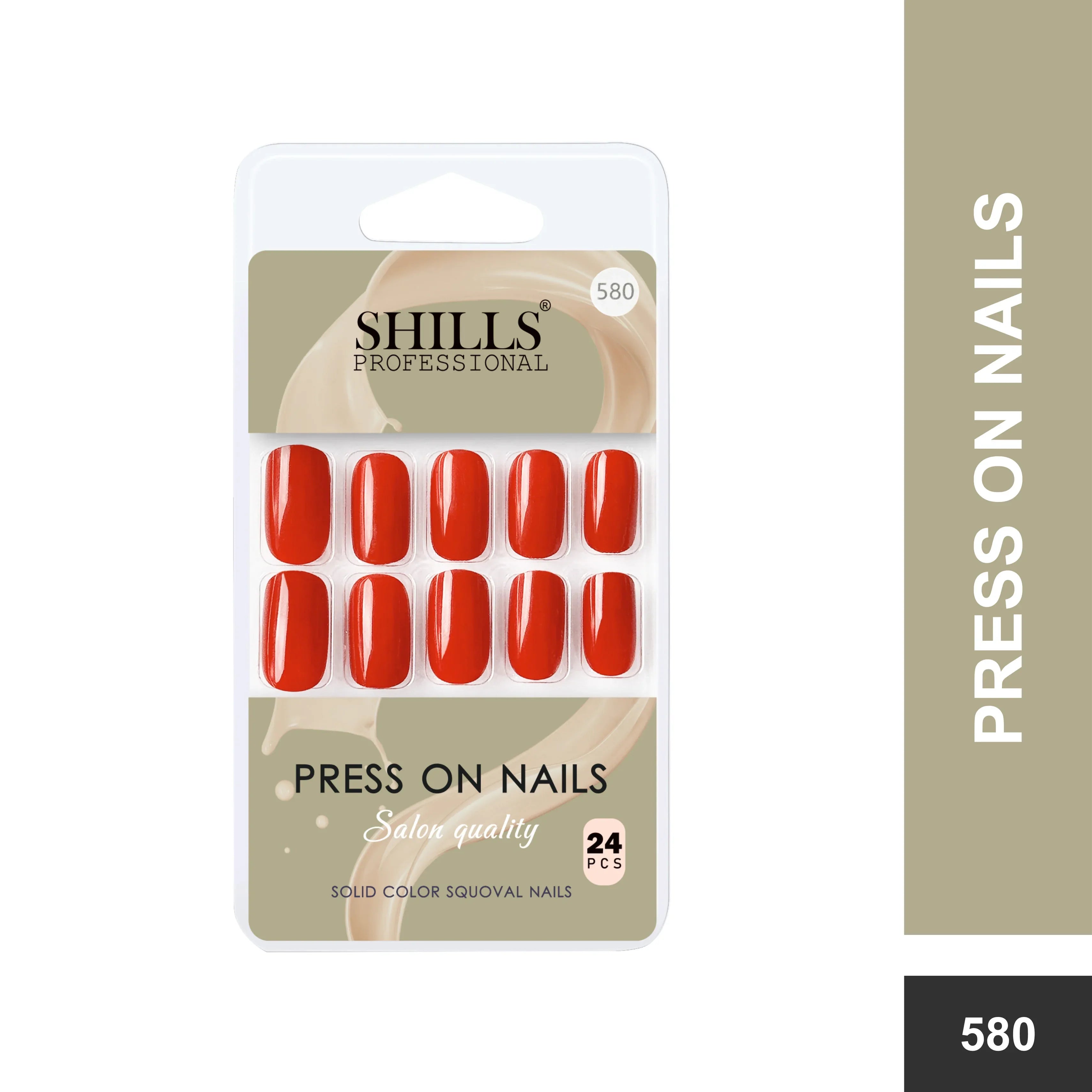 Glossy Solid Color Nails Square(SPN579-SPN604)