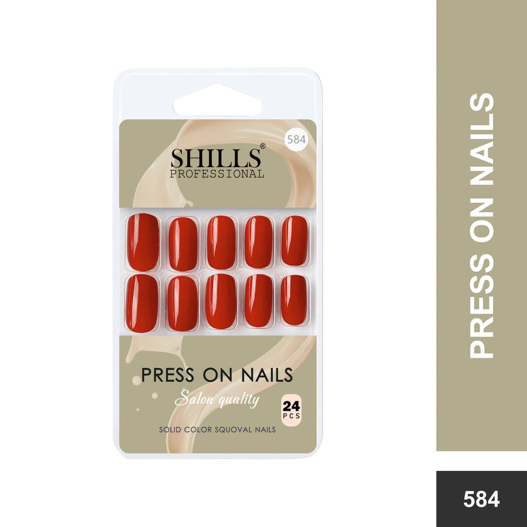 Glossy Solid Color Nails Square(SPN579-SPN604)