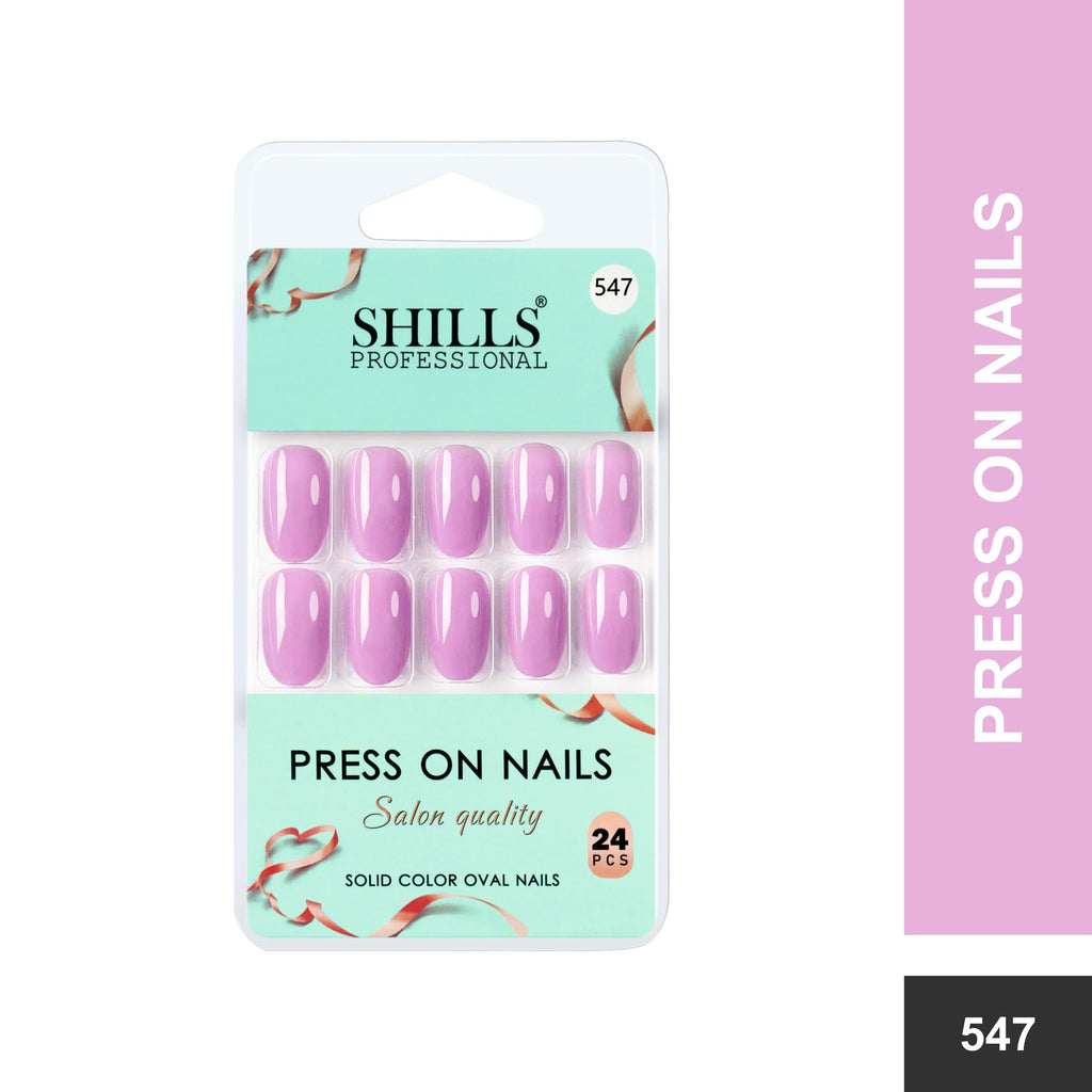 Glossy Solid Color Nails Oval(SPN527-SPN552)