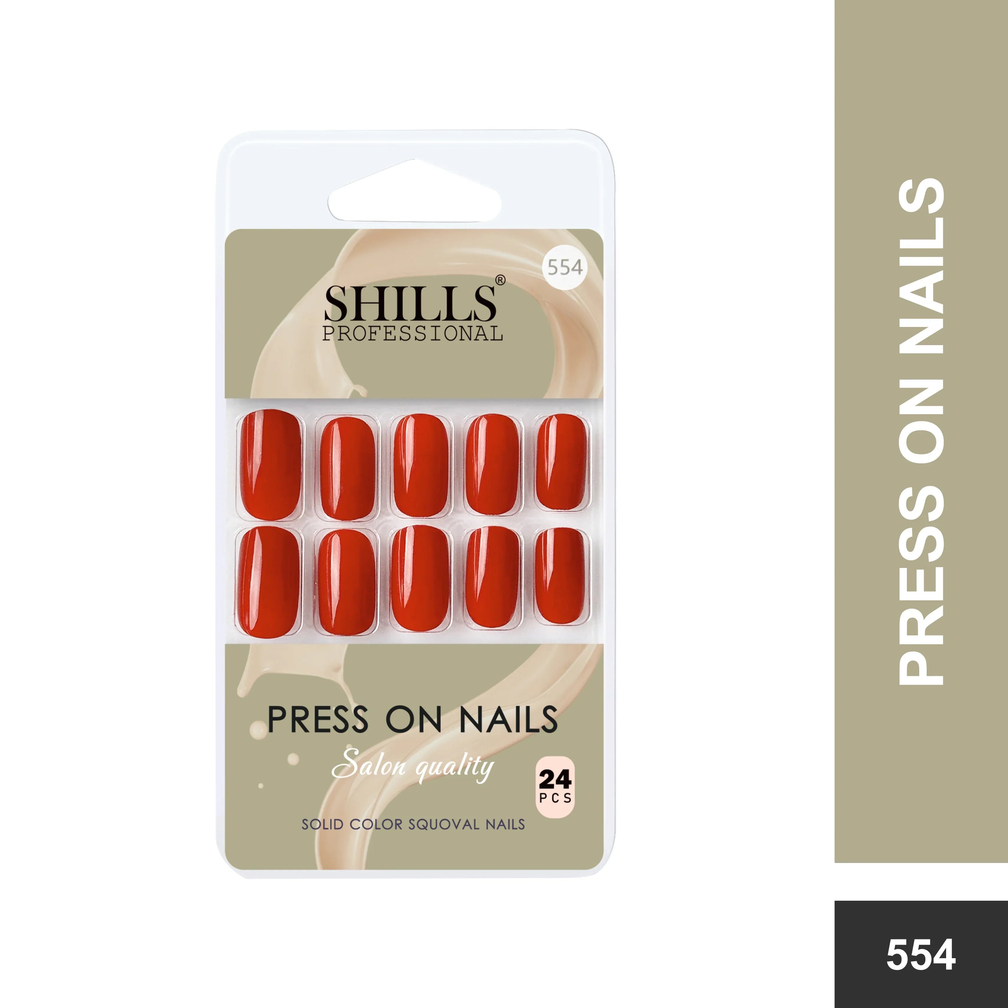 Glossy Solid Color Nails Square(SPN553-SPN604)