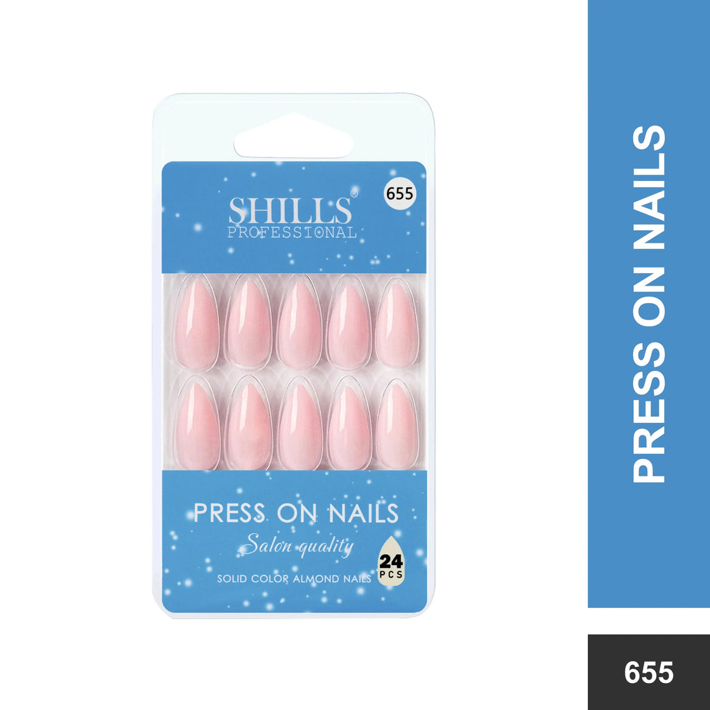 Glossy Solid Color Nails Sharp Almond(SPN631-SPN656)