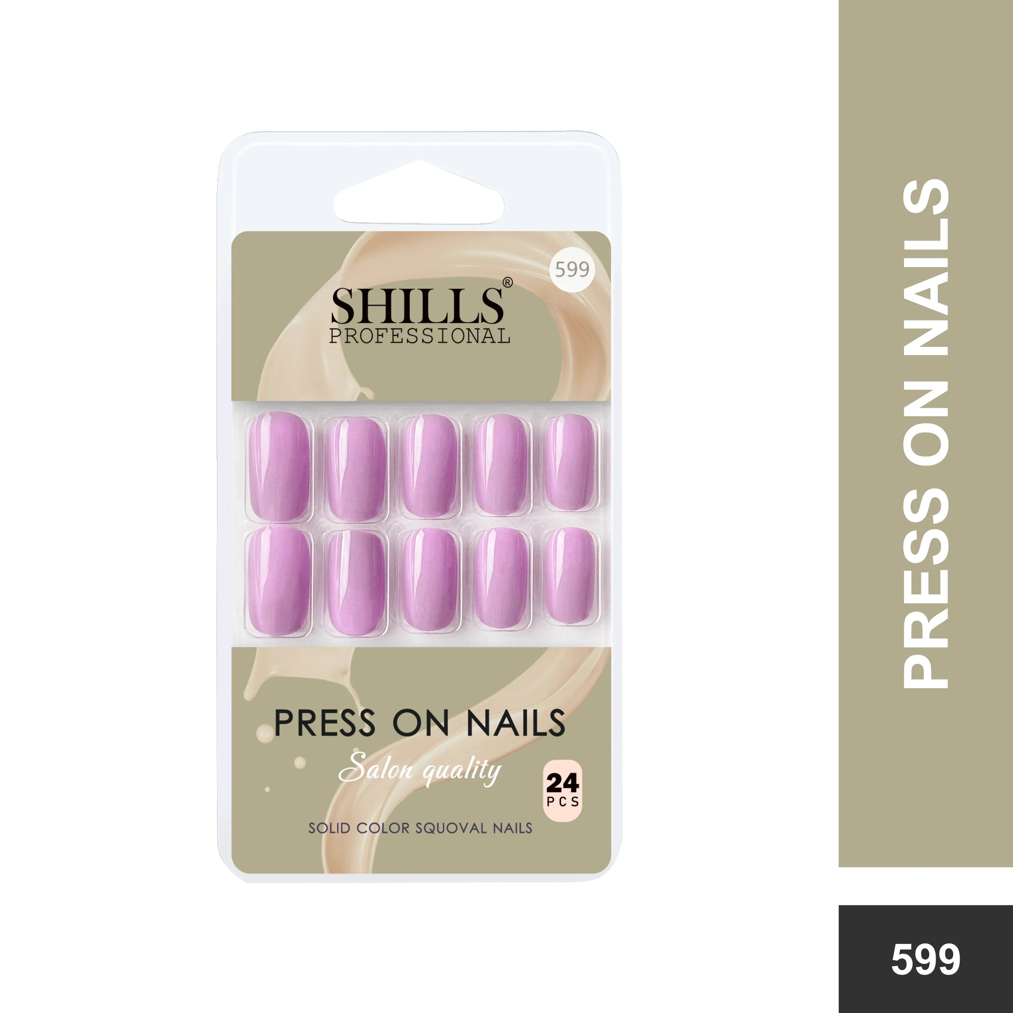 Glossy Solid Color Nails Square(SPN579-SPN604)