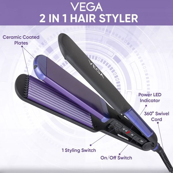 2-in-1 Hair Styler - VHSC-01