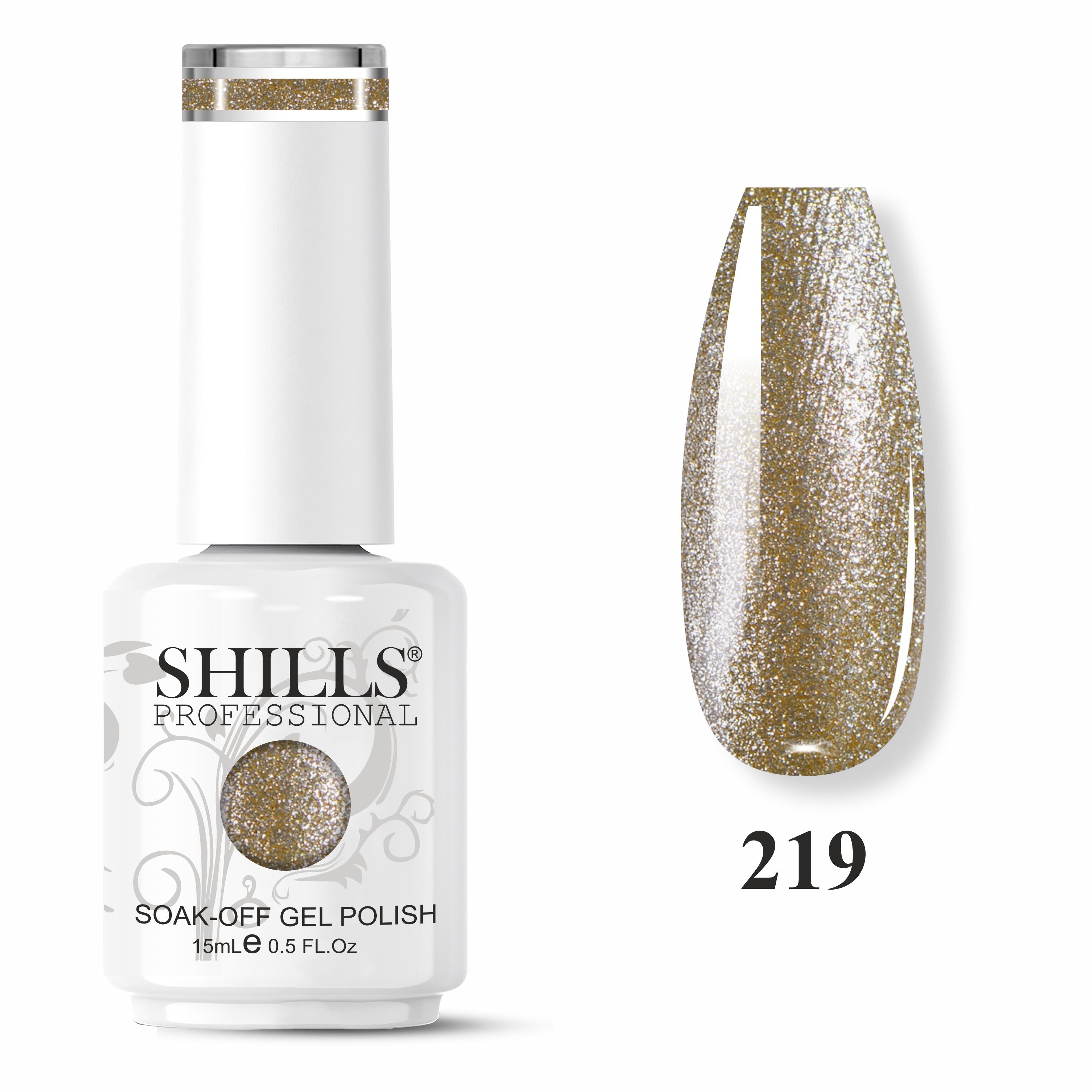 SHILLS PROFESSIONAL UV/LED Glitter Gel Polish 15ml
