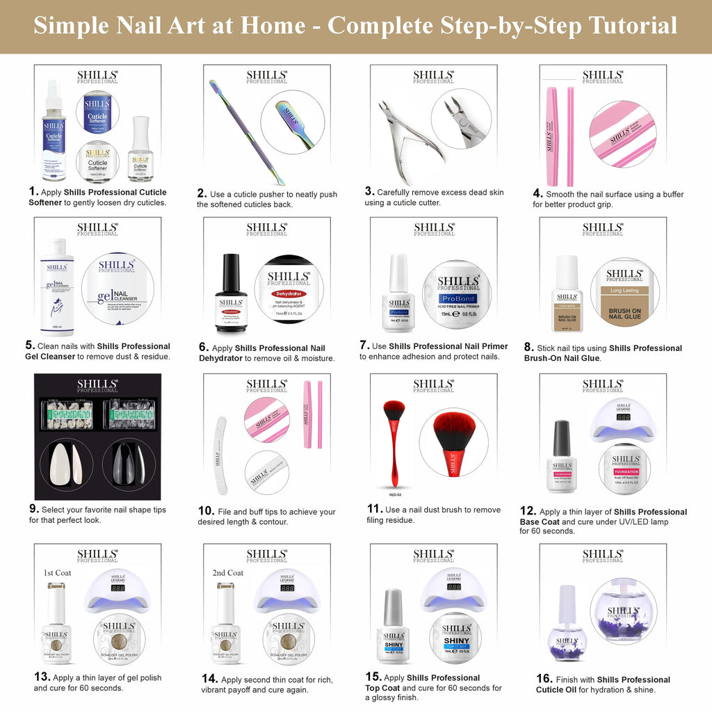 SHILLS PROFESSIONAL UV/LED Glitter Gel Polish 15ml