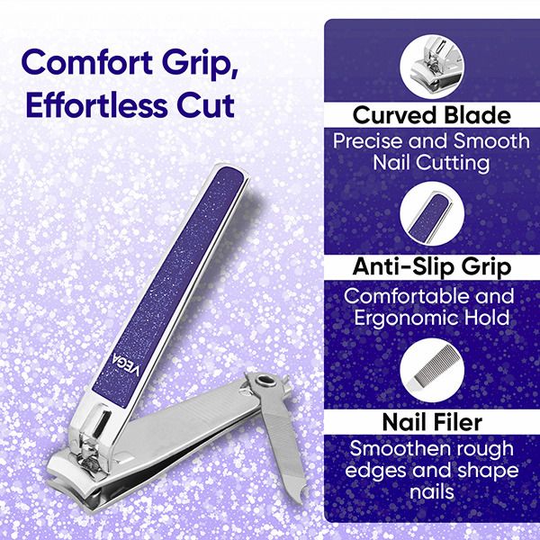 Nail Clipper (Large) - Glitter - LNC-02