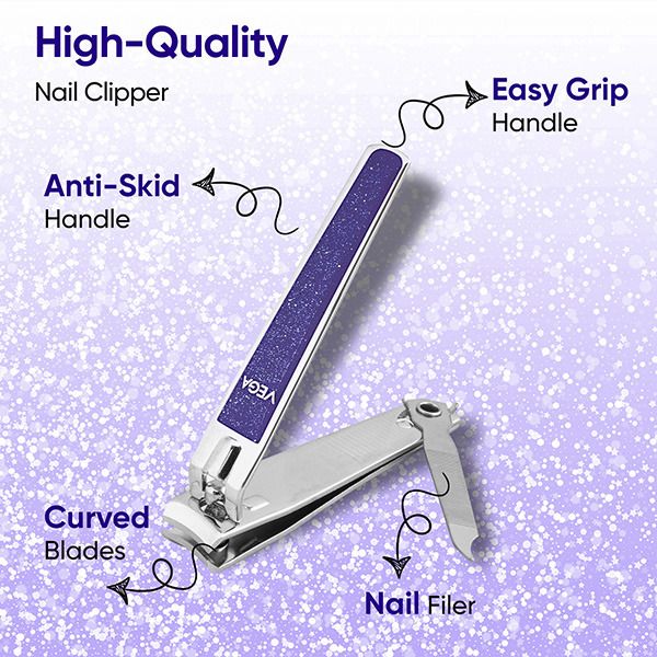 Nail Clipper (Large) - Glitter - LNC-02
