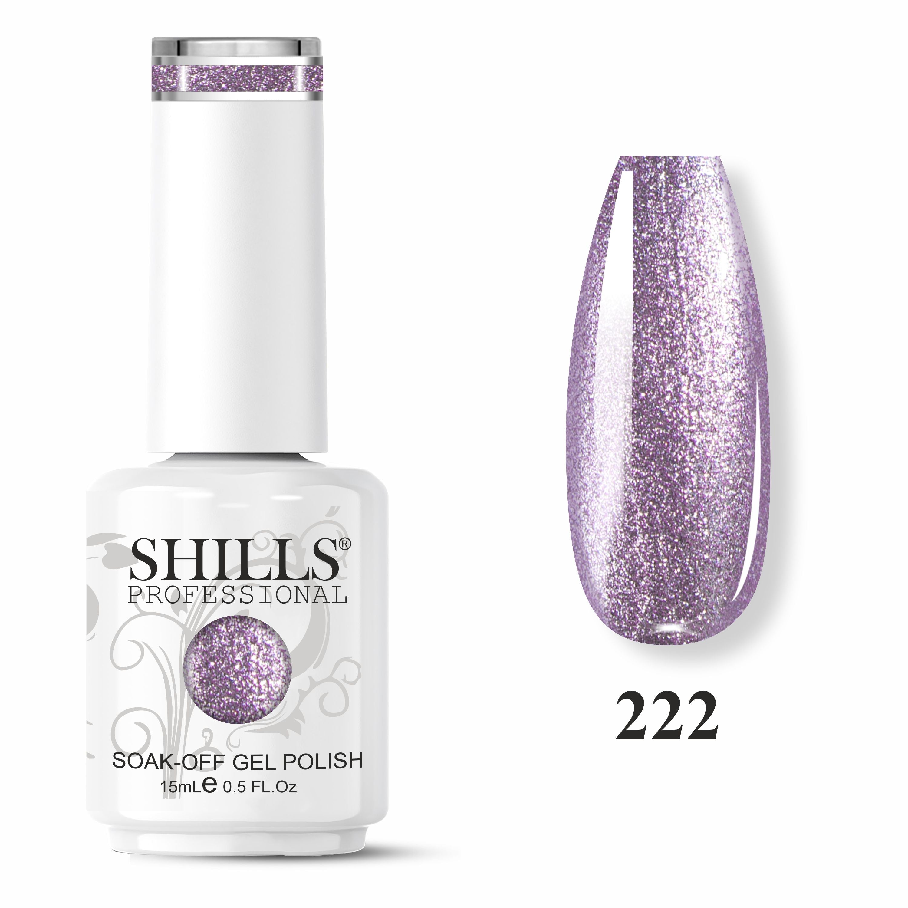 SHILLS PROFESSIONAL UV/LED Glitter Gel Polish 15ml