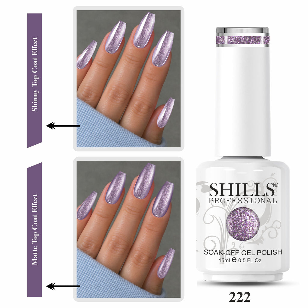 SHILLS PROFESSIONAL UV/LED Glitter Gel Polish 15ml