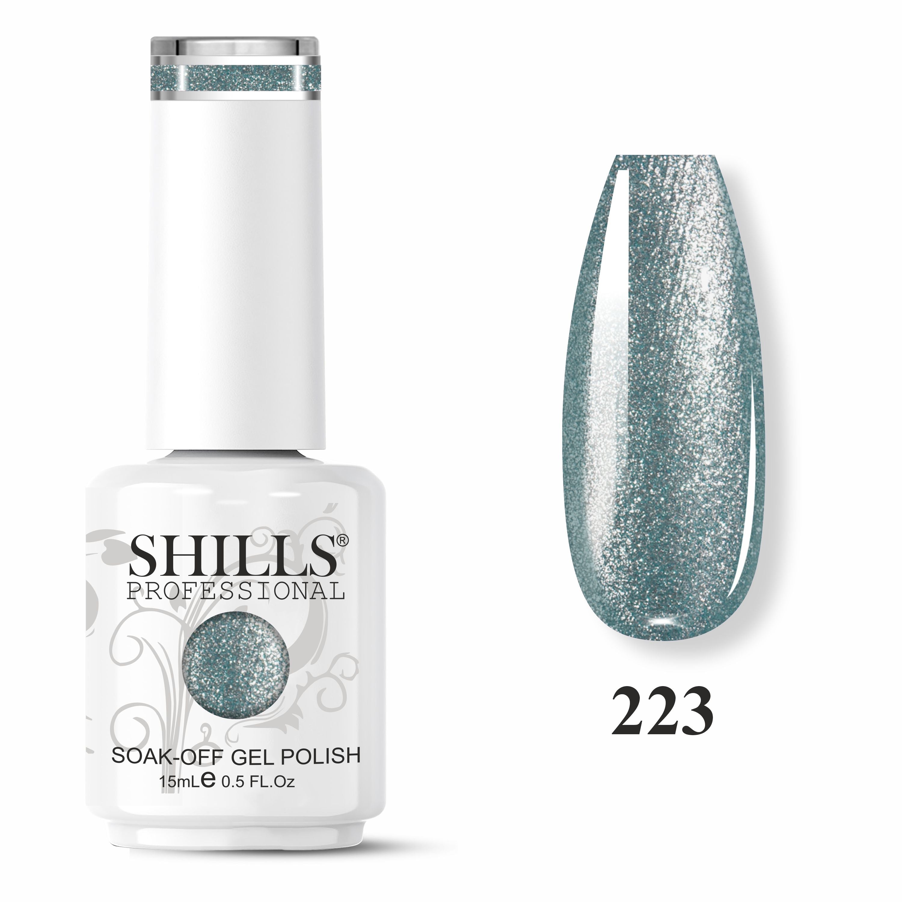 SHILLS PROFESSIONAL UV/LED Glitter Gel Polish 15ml