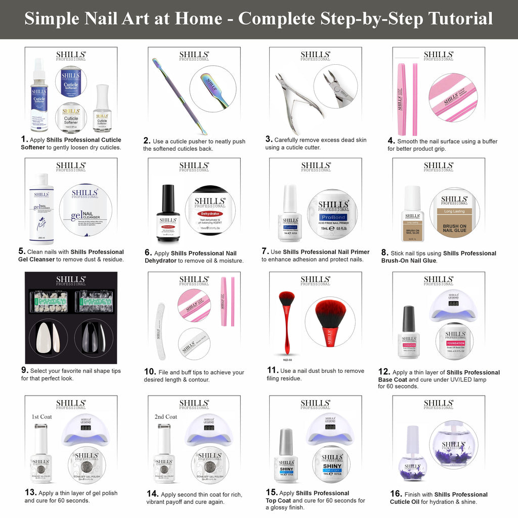 SHILLS PROFESSIONAL UV/LED Glitter Gel Polish 15ml