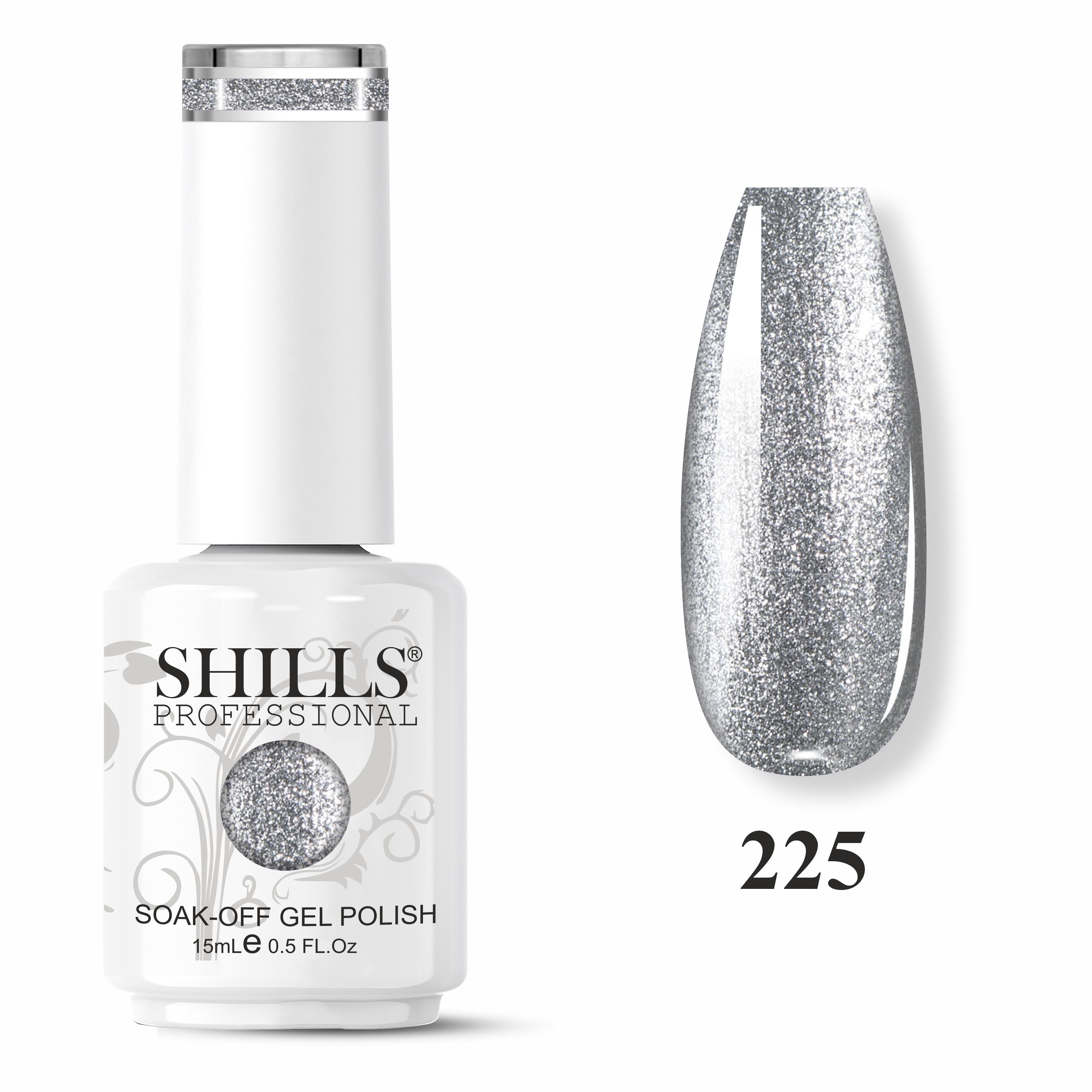 SHILLS PROFESSIONAL UV/LED Glitter Gel Polish 15ml