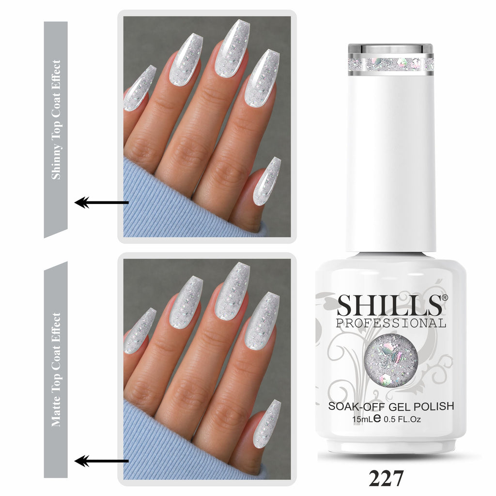SHILLS PROFESSIONAL UV/LED Glitter Gel Polish 15ml