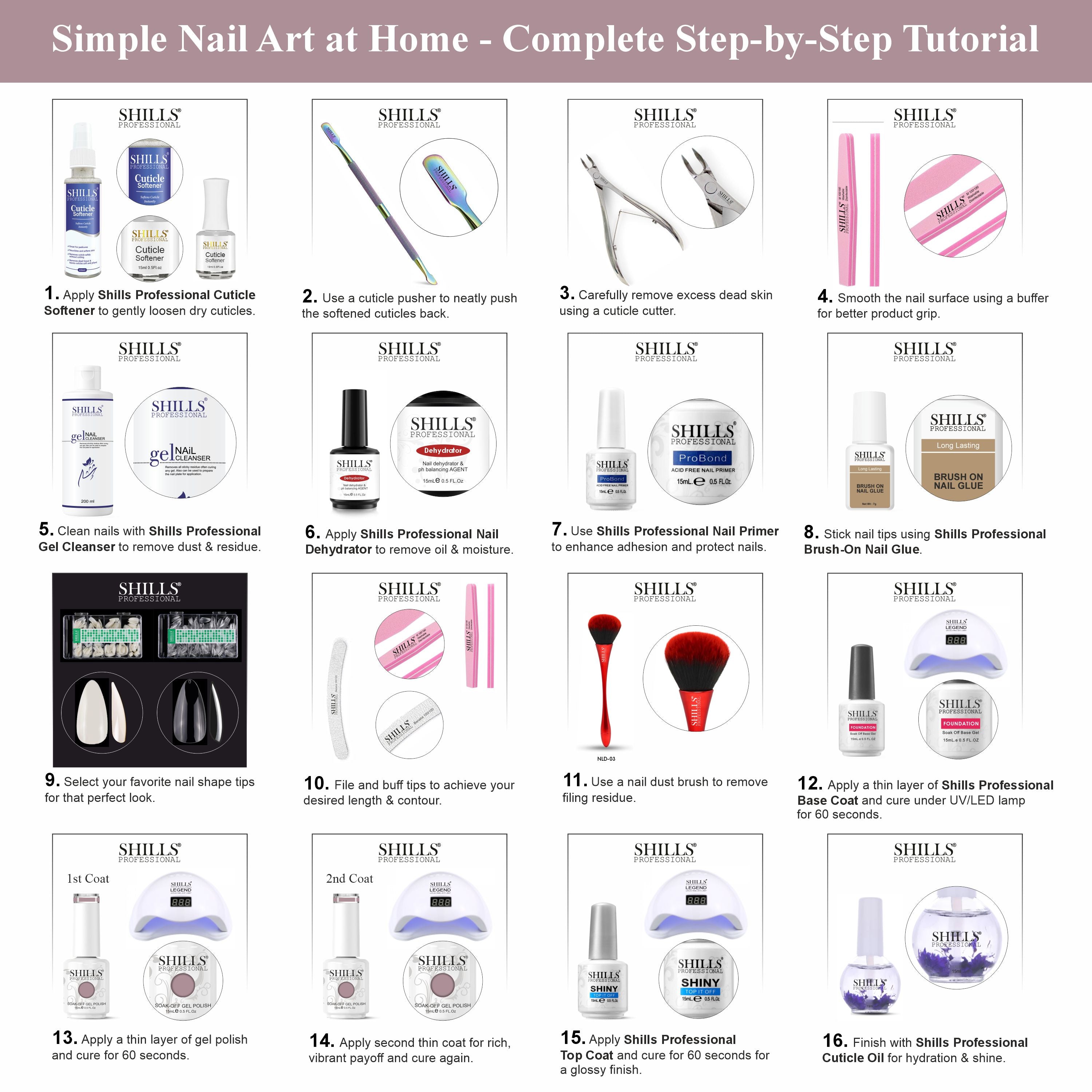 SHILLS PROFESSIONAL UV/LED Color Gel Polish 15ml