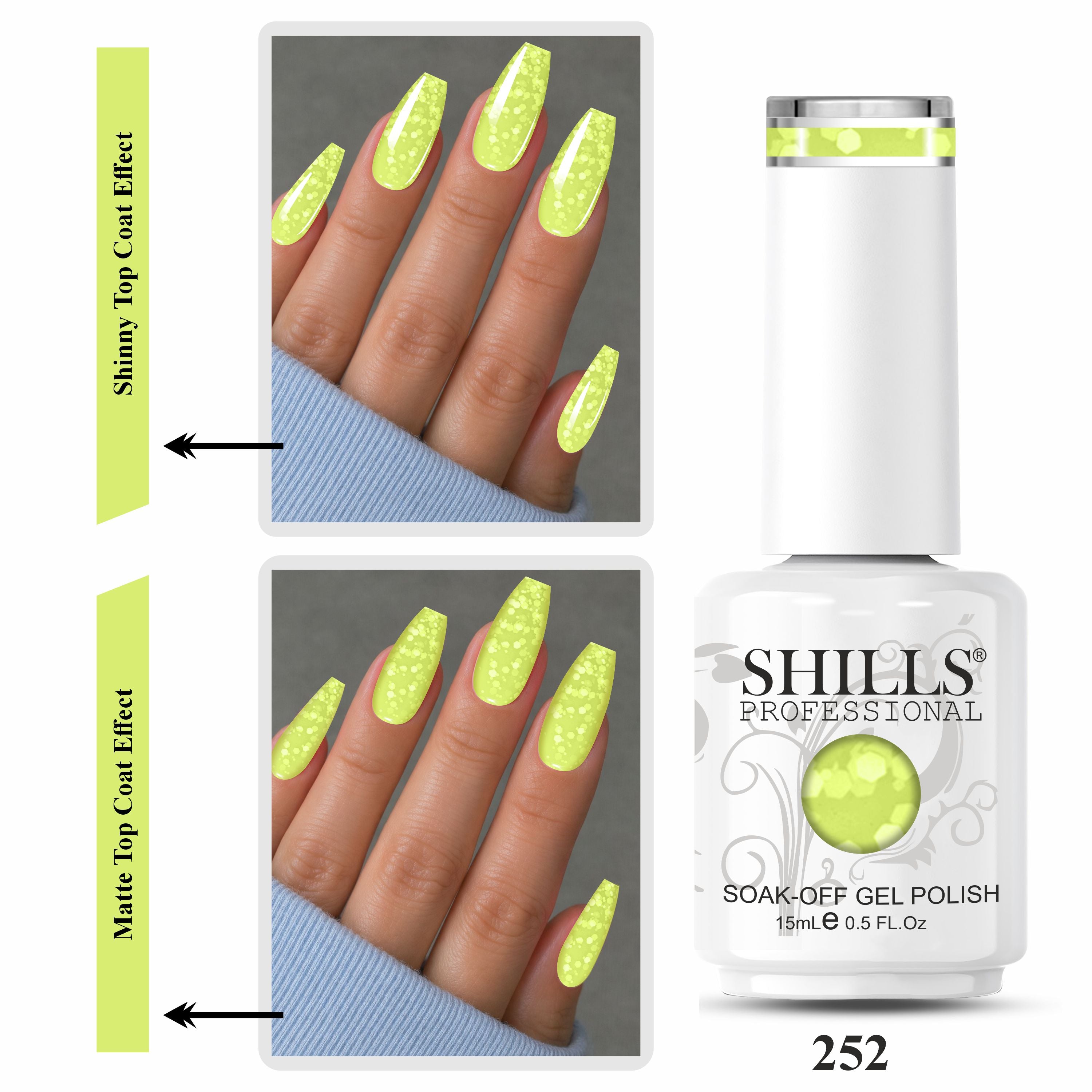 SHILLS PROFESSIONAL UV/LED Snowflake Gel Polish 15ml