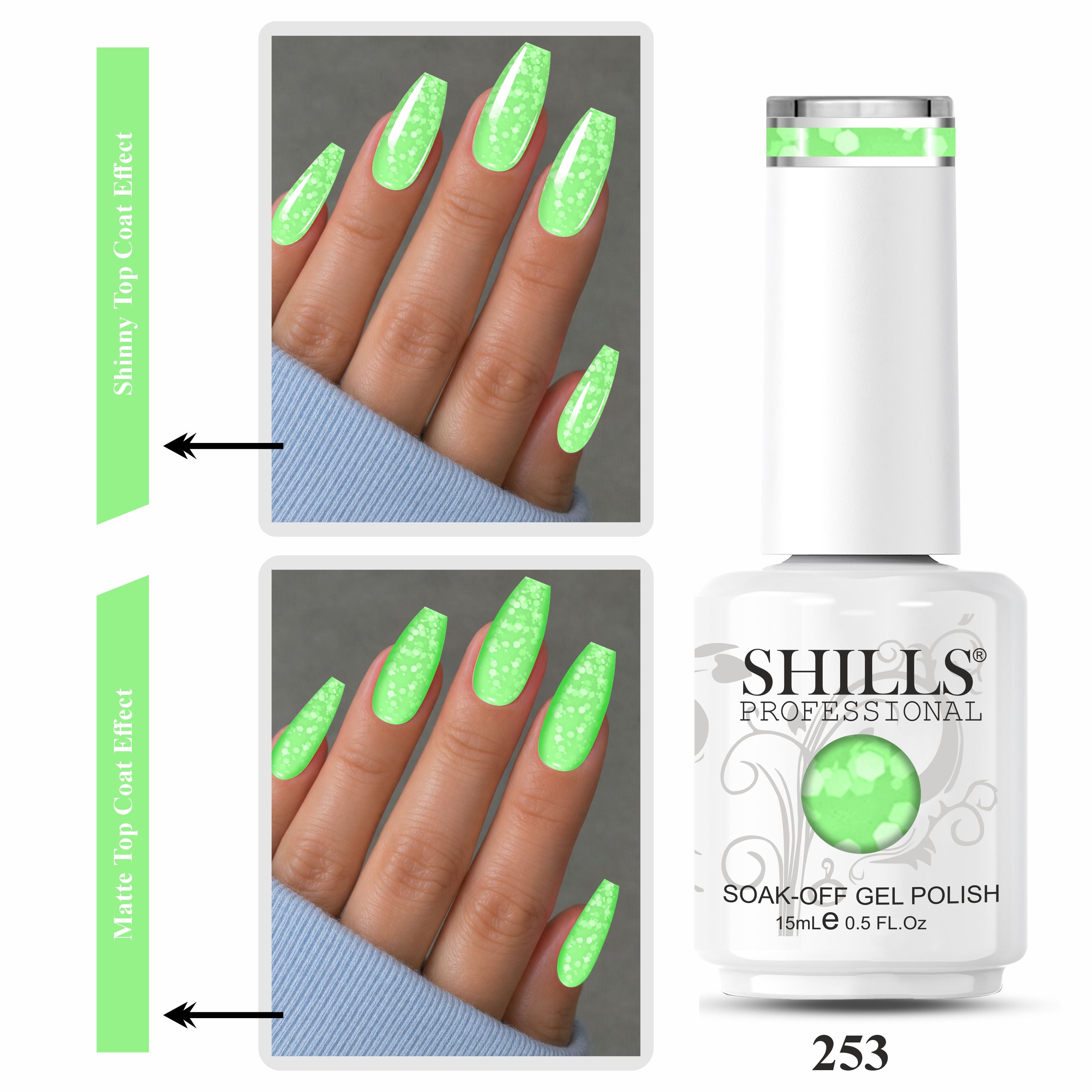 SHILLS PROFESSIONAL UV/LED Snowflake Gel Polish 15ml