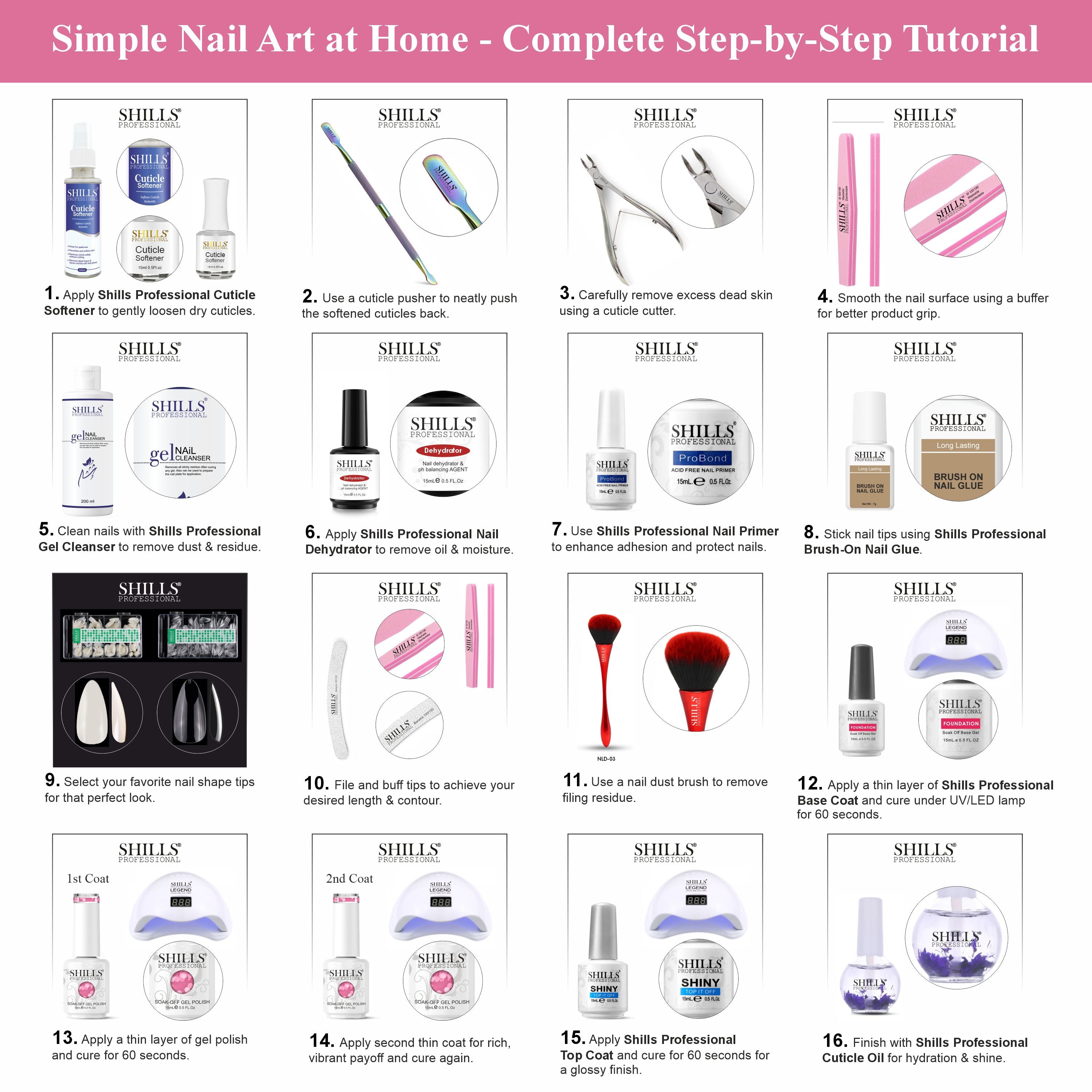 SHILLS PROFESSIONAL UV/LED Snowflake Gel Polish 15ml