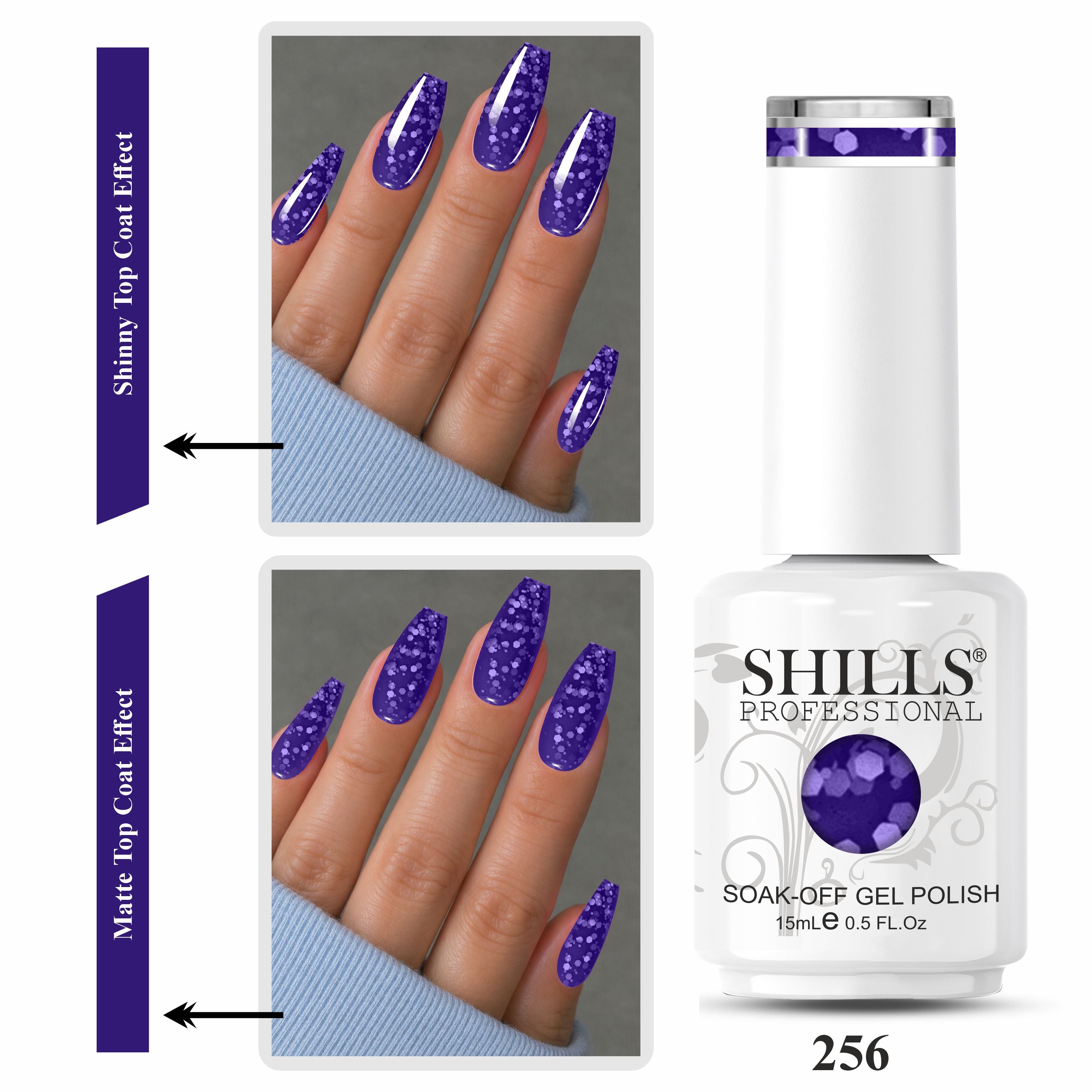 SHILLS PROFESSIONAL UV/LED Snowflake Gel Polish 15ml
