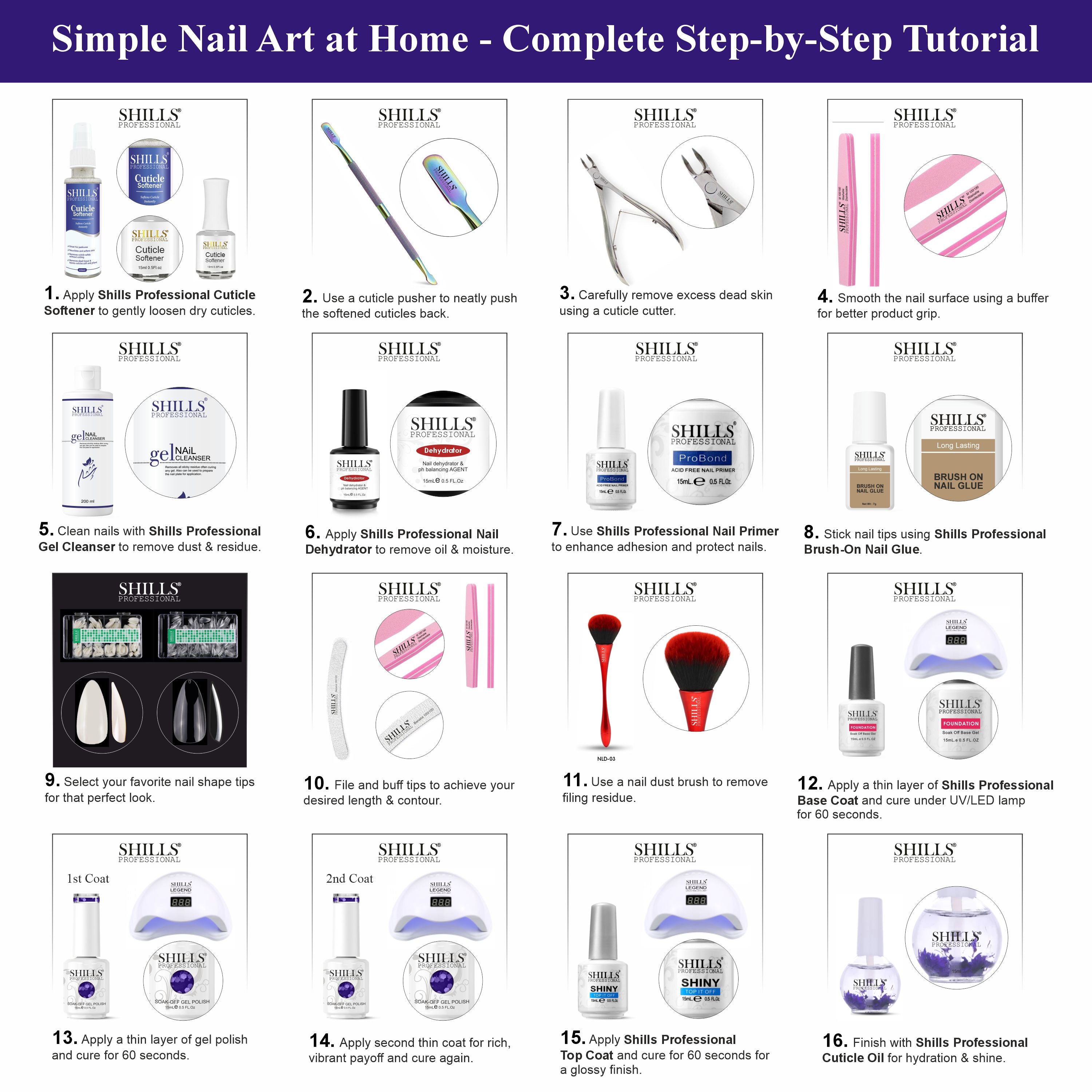 SHILLS PROFESSIONAL UV/LED Snowflake Gel Polish 15ml