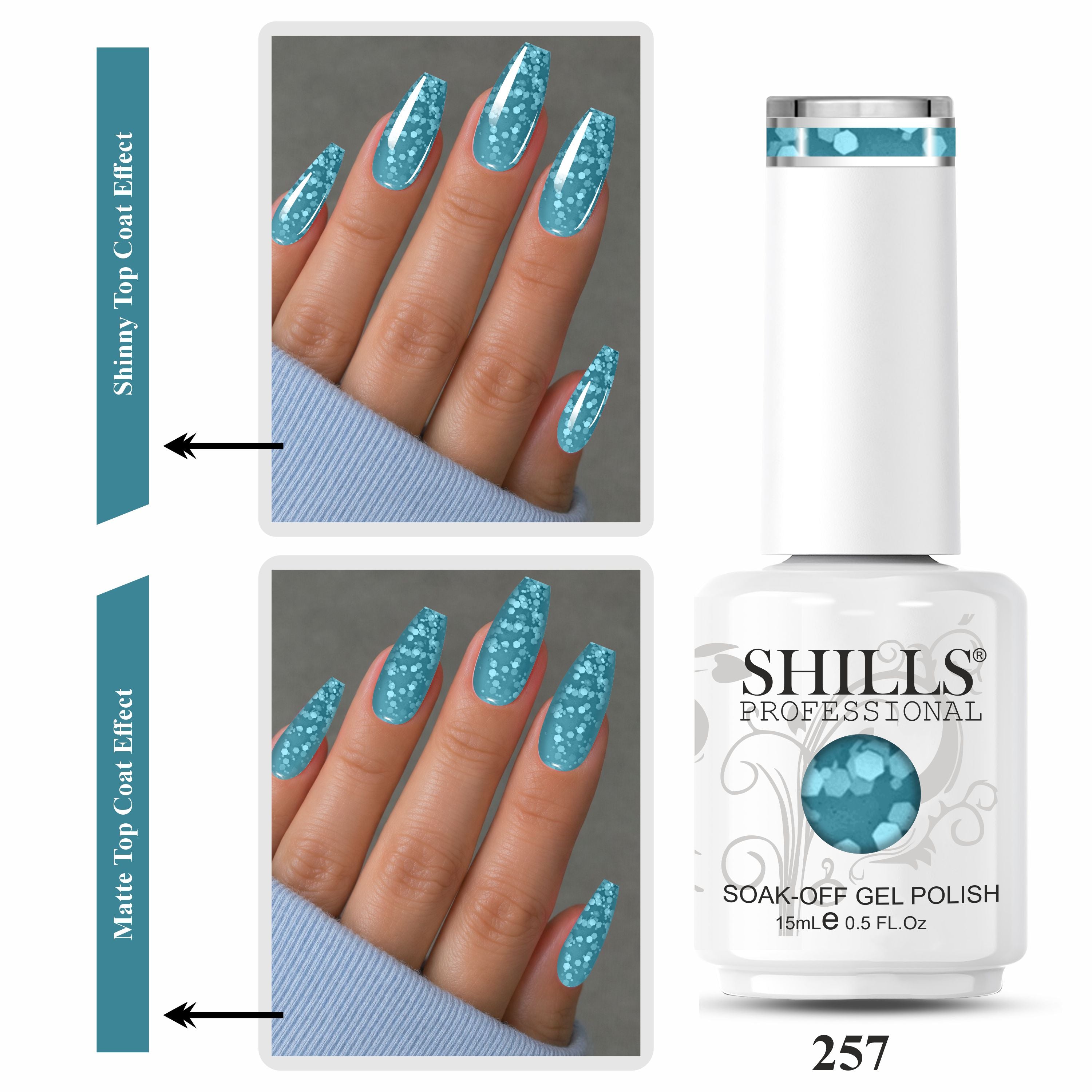 SHILLS PROFESSIONAL UV/LED Snowflake Gel Polish 15ml