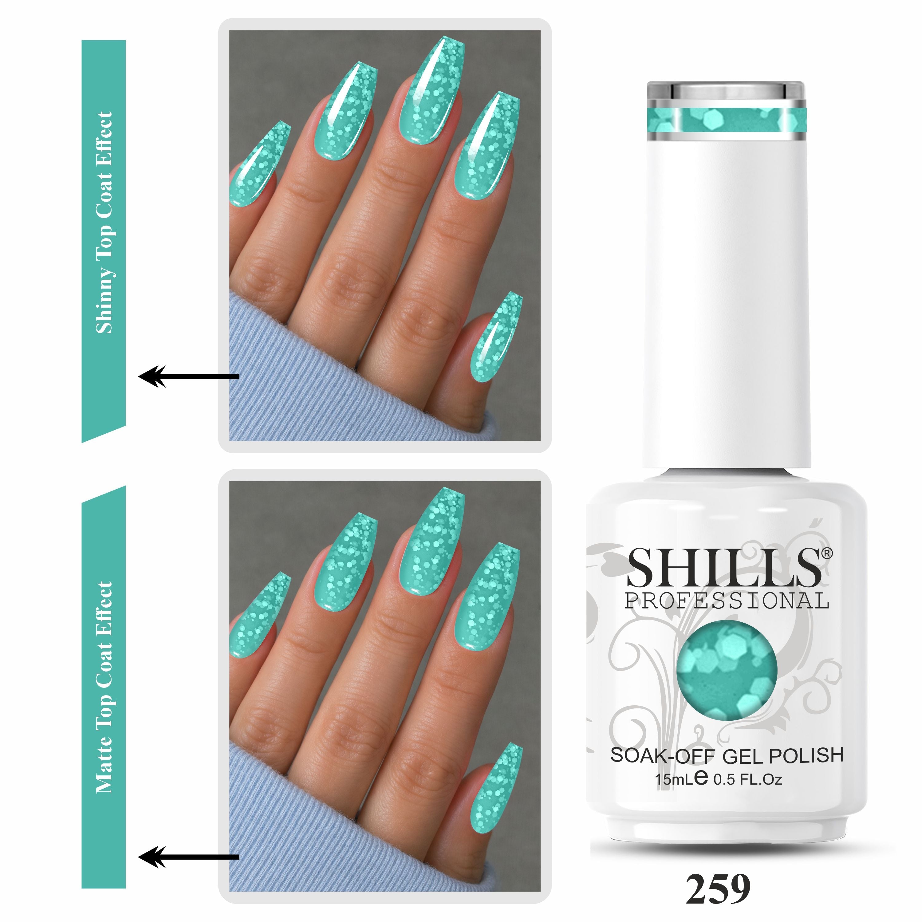 SHILLS PROFESSIONAL UV/LED Snowflake Gel Polish 15ml