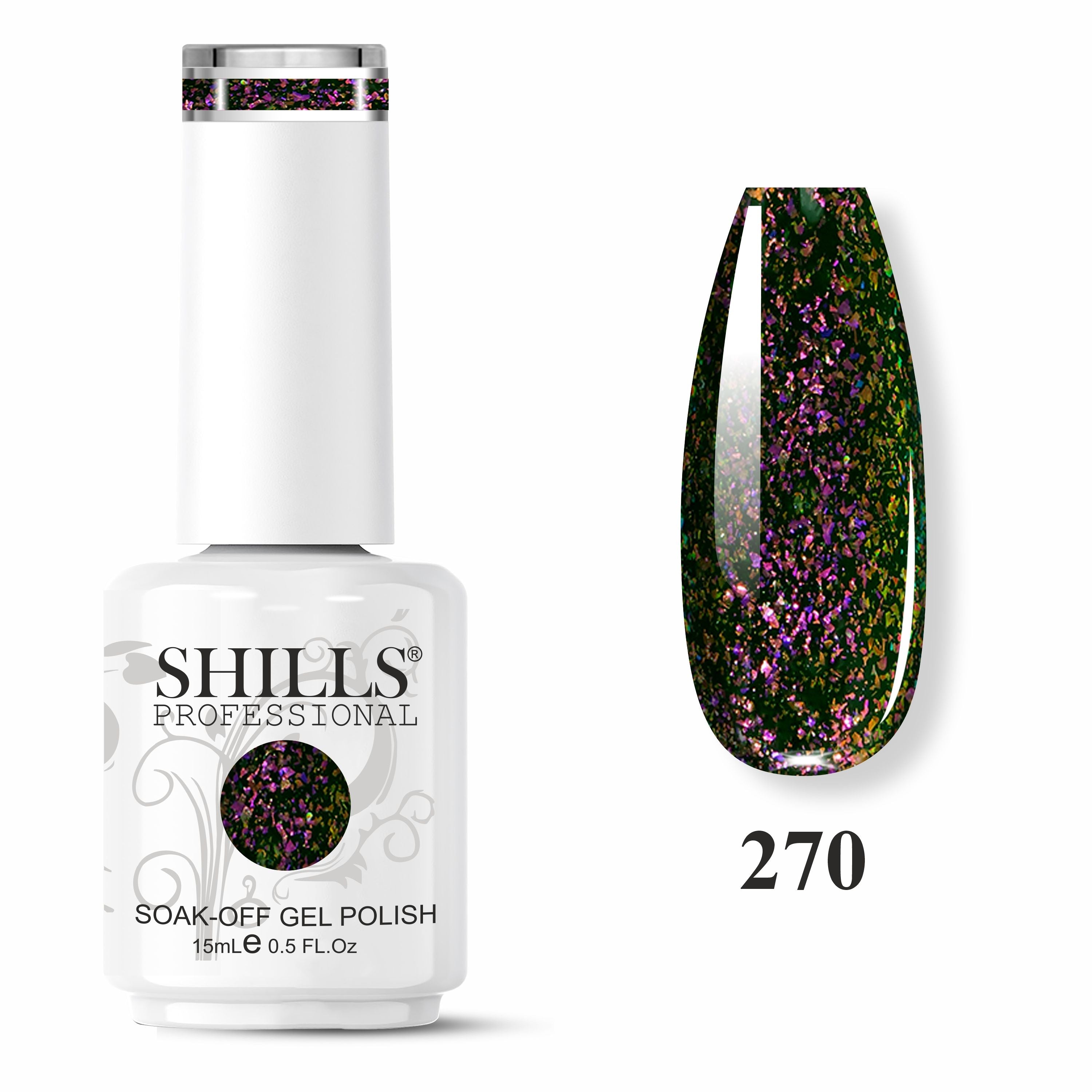 Shills Professional Fireworks UV/LED Gel Nail Polish 15ml SPG267-SPG272