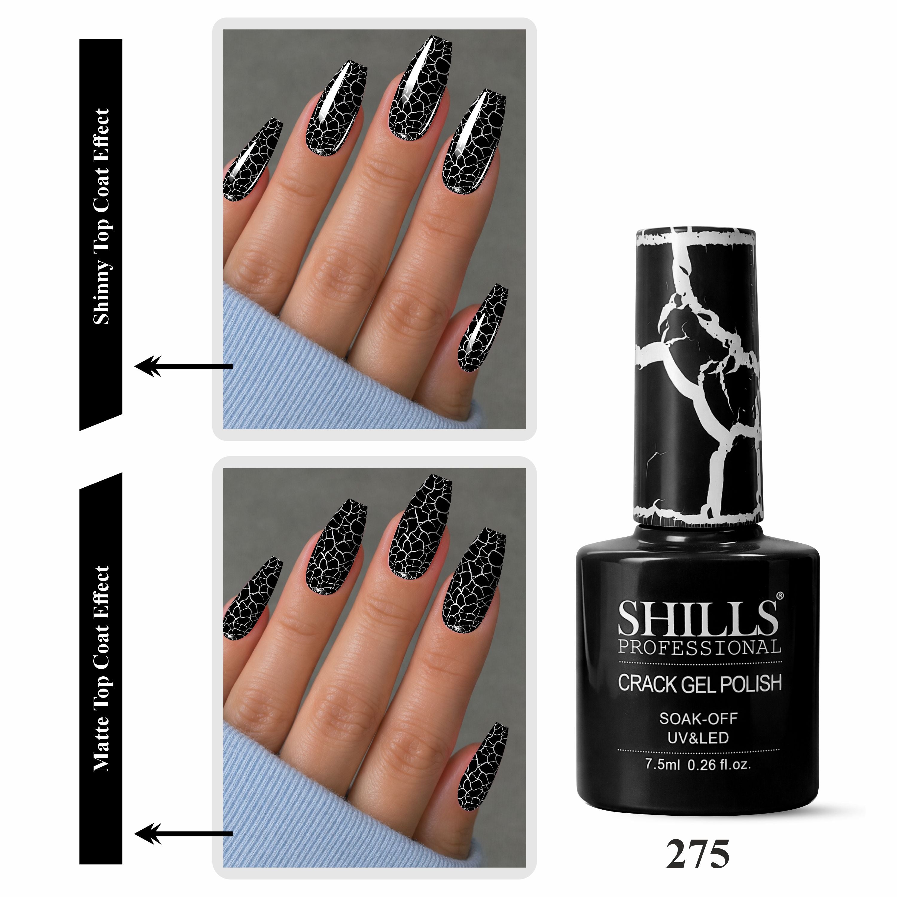 SHILLS PROFESSIONAL UV/LED Crack Gel Polish 15ml