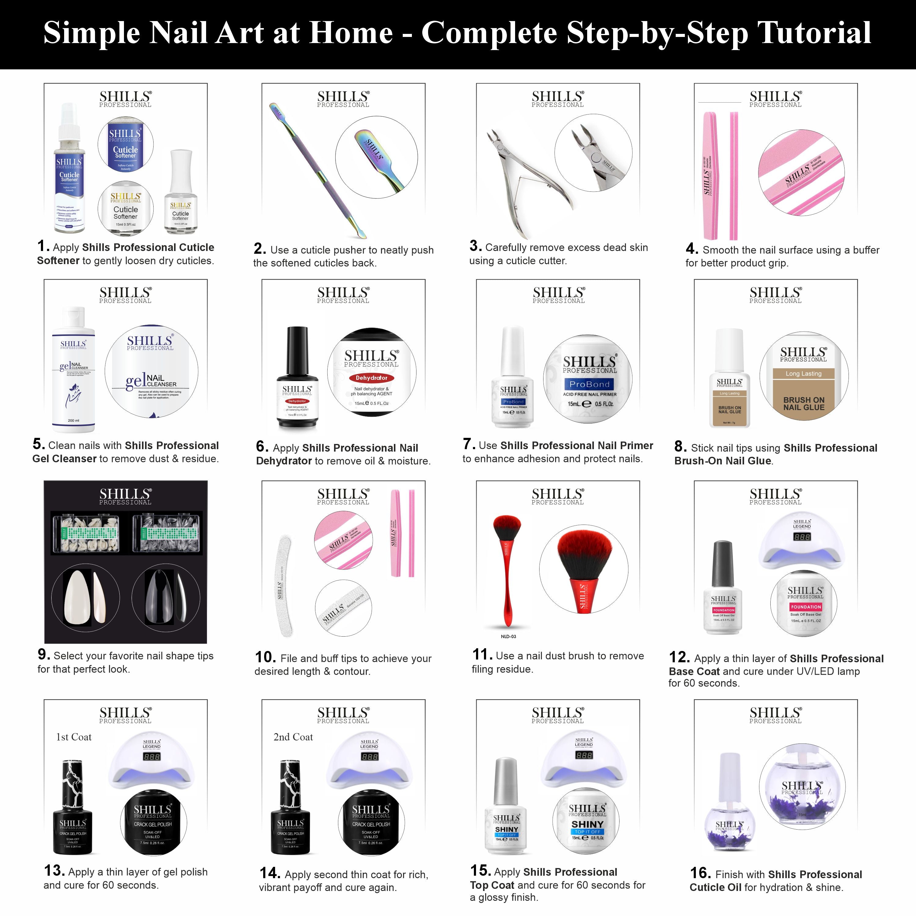 SHILLS PROFESSIONAL UV/LED Crack Gel Polish 15ml