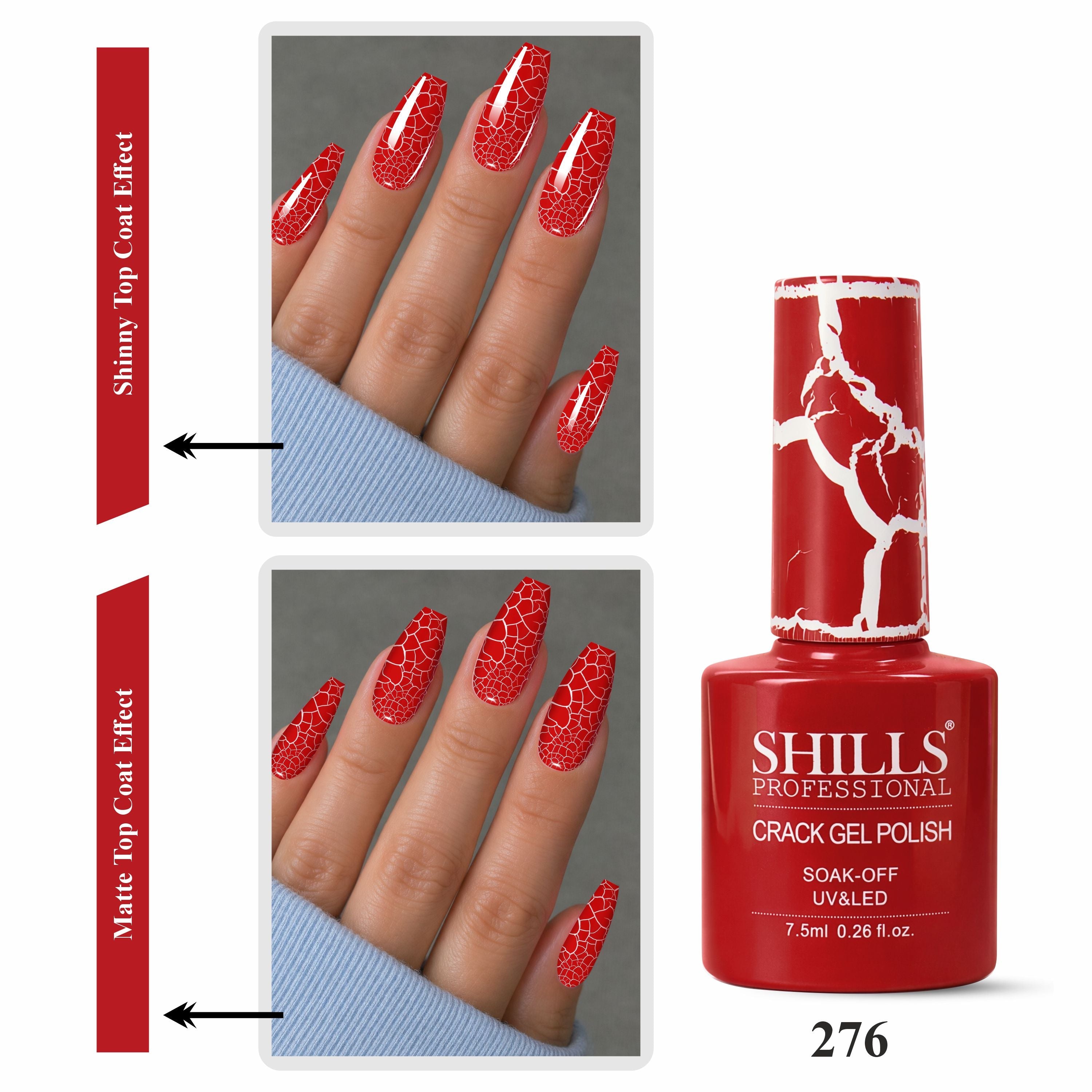 SHILLS PROFESSIONAL UV/LED Crack Gel Polish 15ml