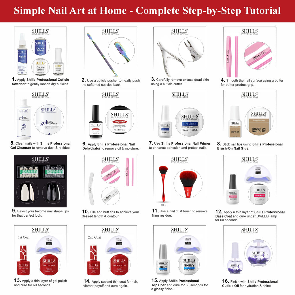 SHILLS PROFESSIONAL UV/LED Crack Gel Polish 15ml