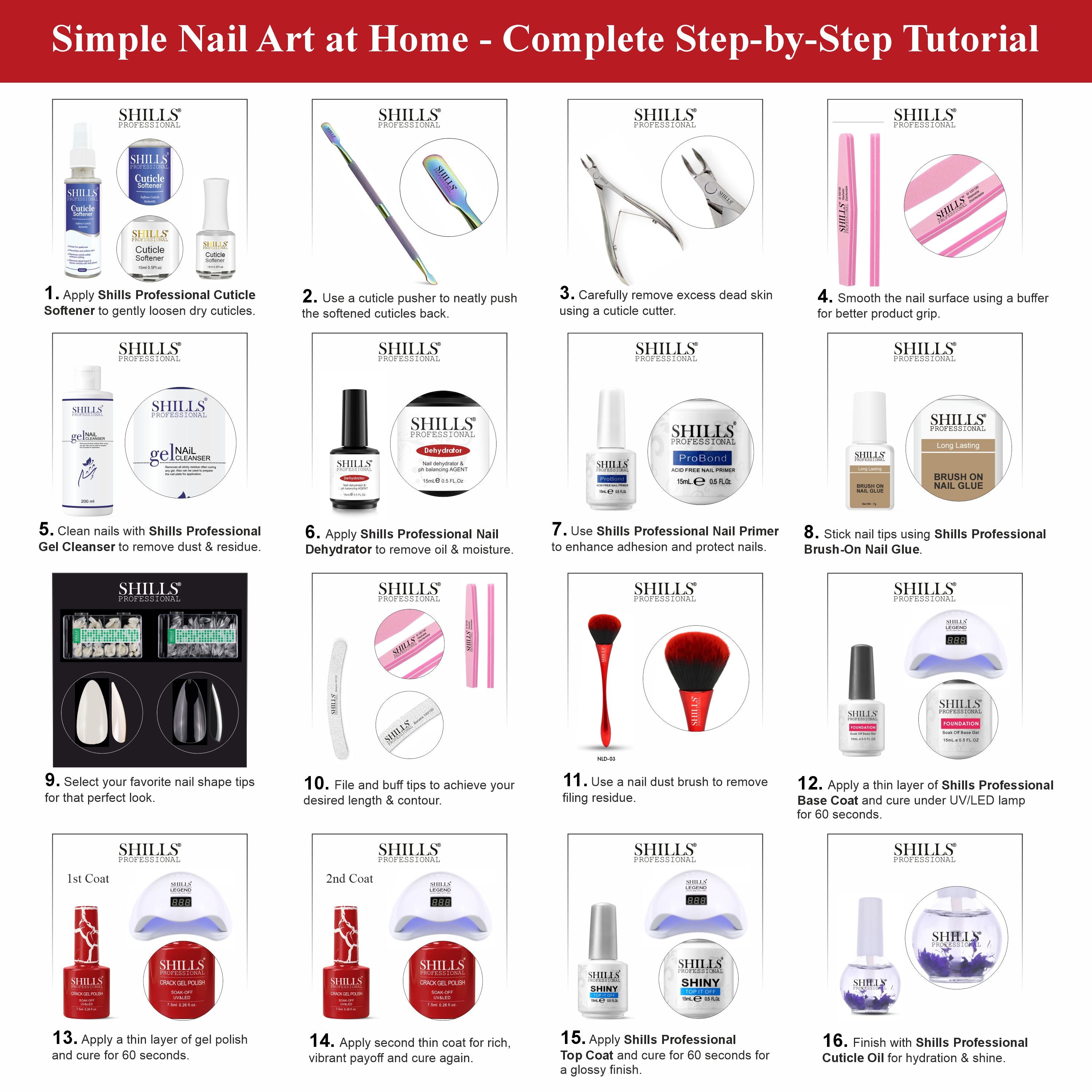SHILLS PROFESSIONAL UV/LED Crack Gel Polish 15ml