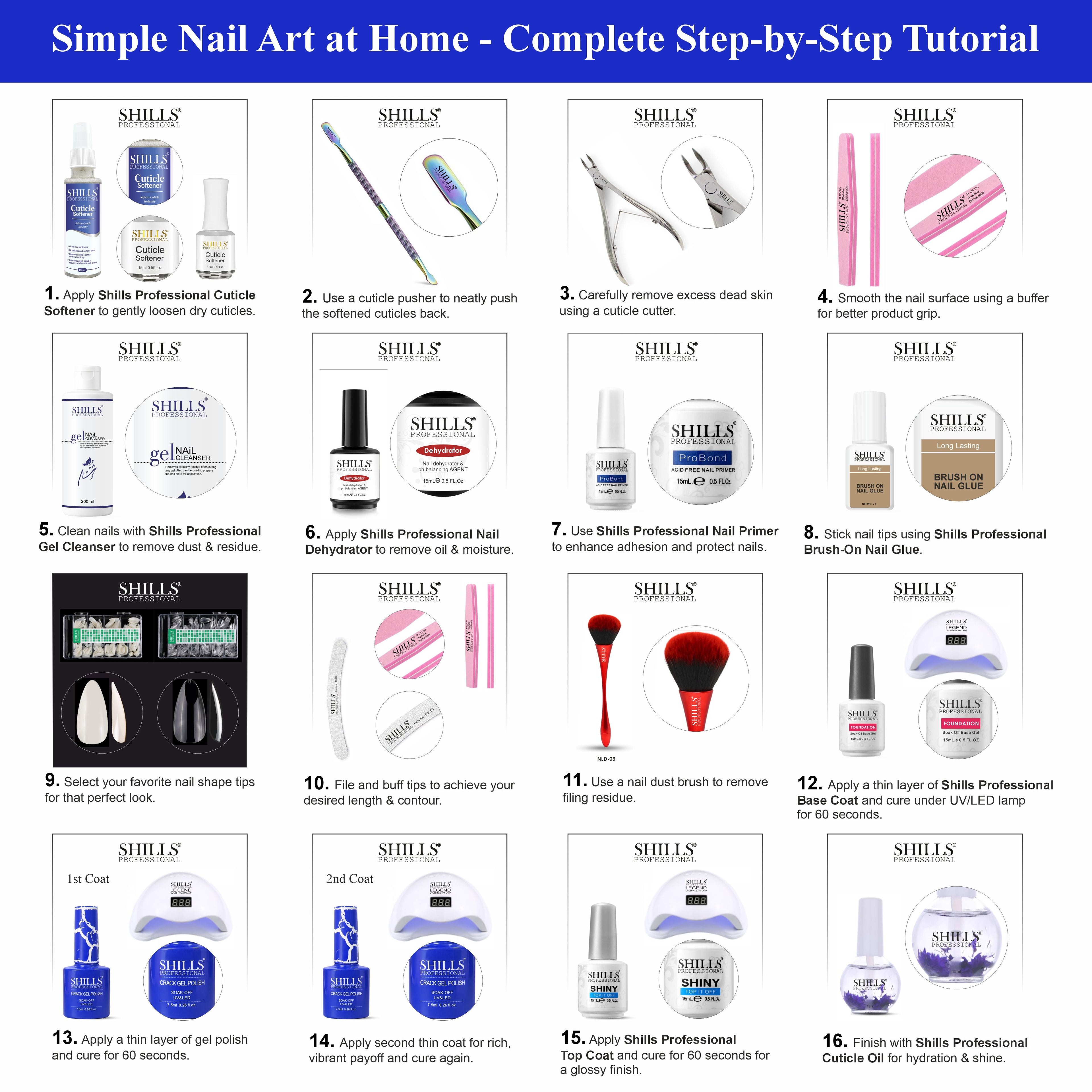 SHILLS PROFESSIONAL UV/LED Crack Gel Polish 15ml