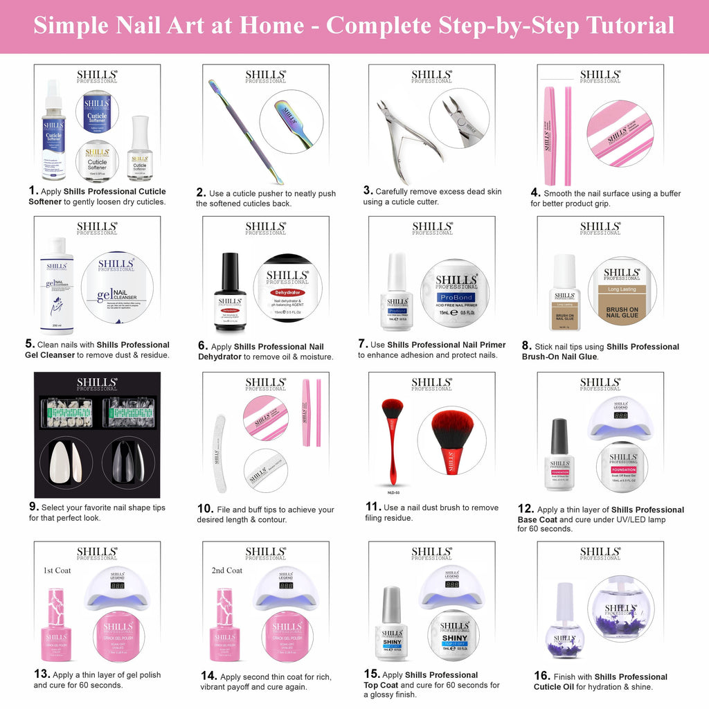 SHILLS PROFESSIONAL UV/LED Crack Gel Polish 15ml