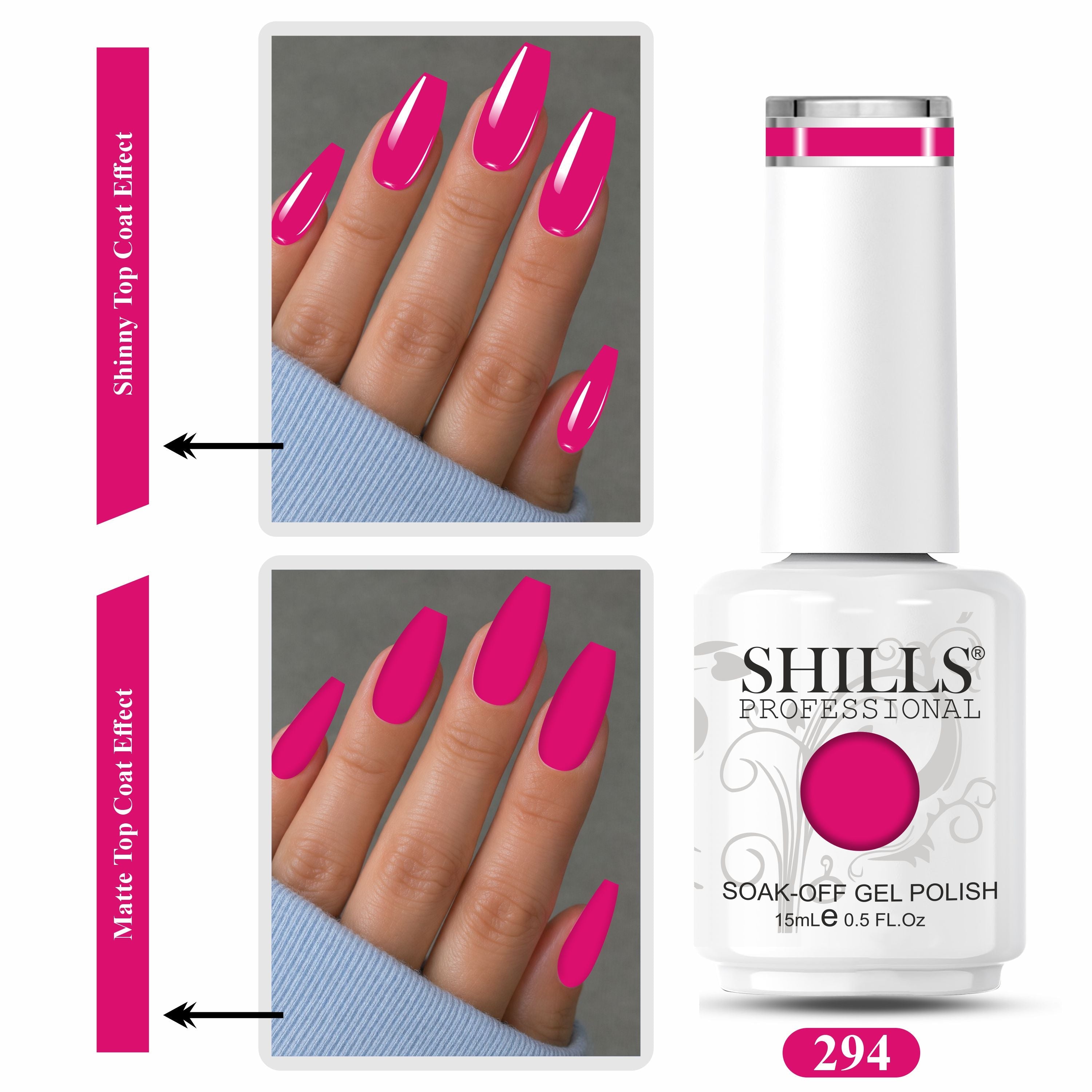 SHILLS PROFESSIONAL UV/LED Neon Gel Polish 15ml