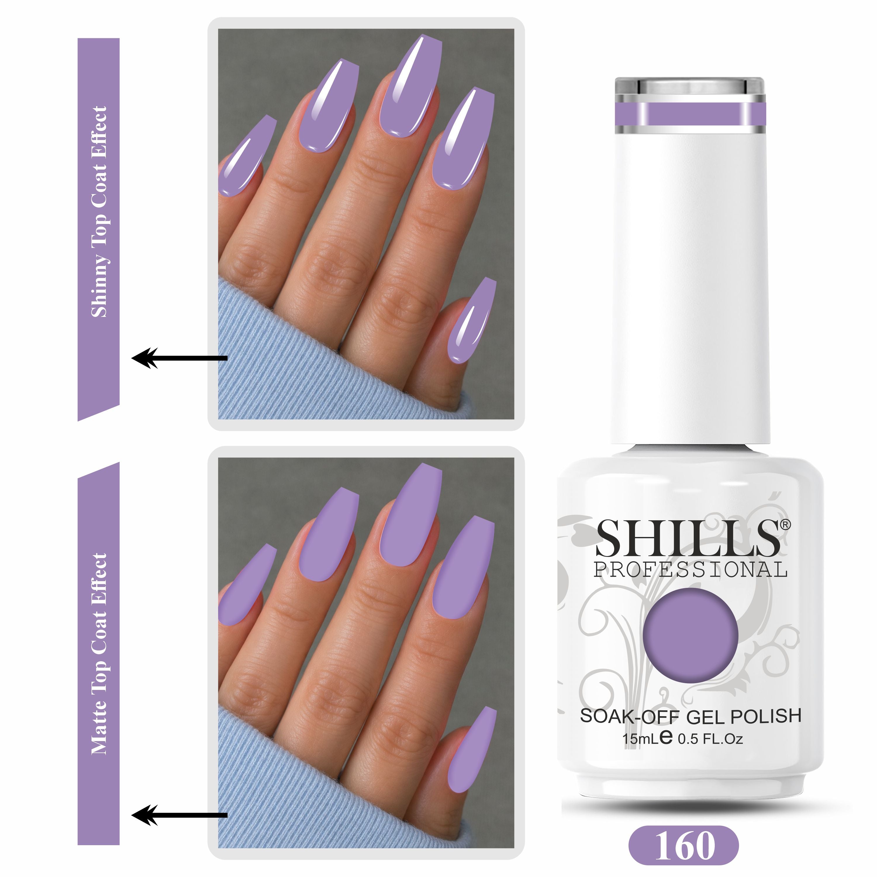 SHILLS PROFESSIONAL UV/LED Nail Polish 15ml