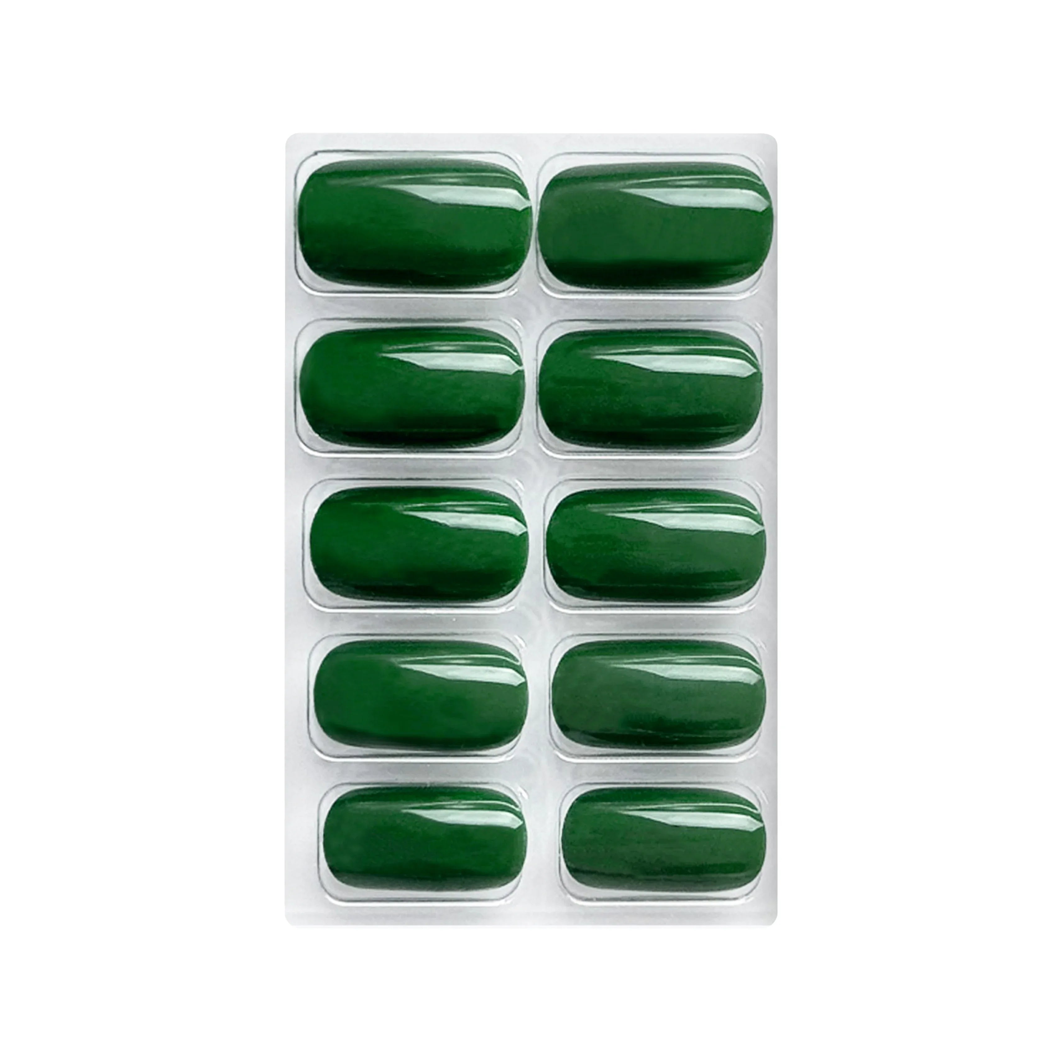 Glossy Solid Color Nails Square(SPN553-SPN604)