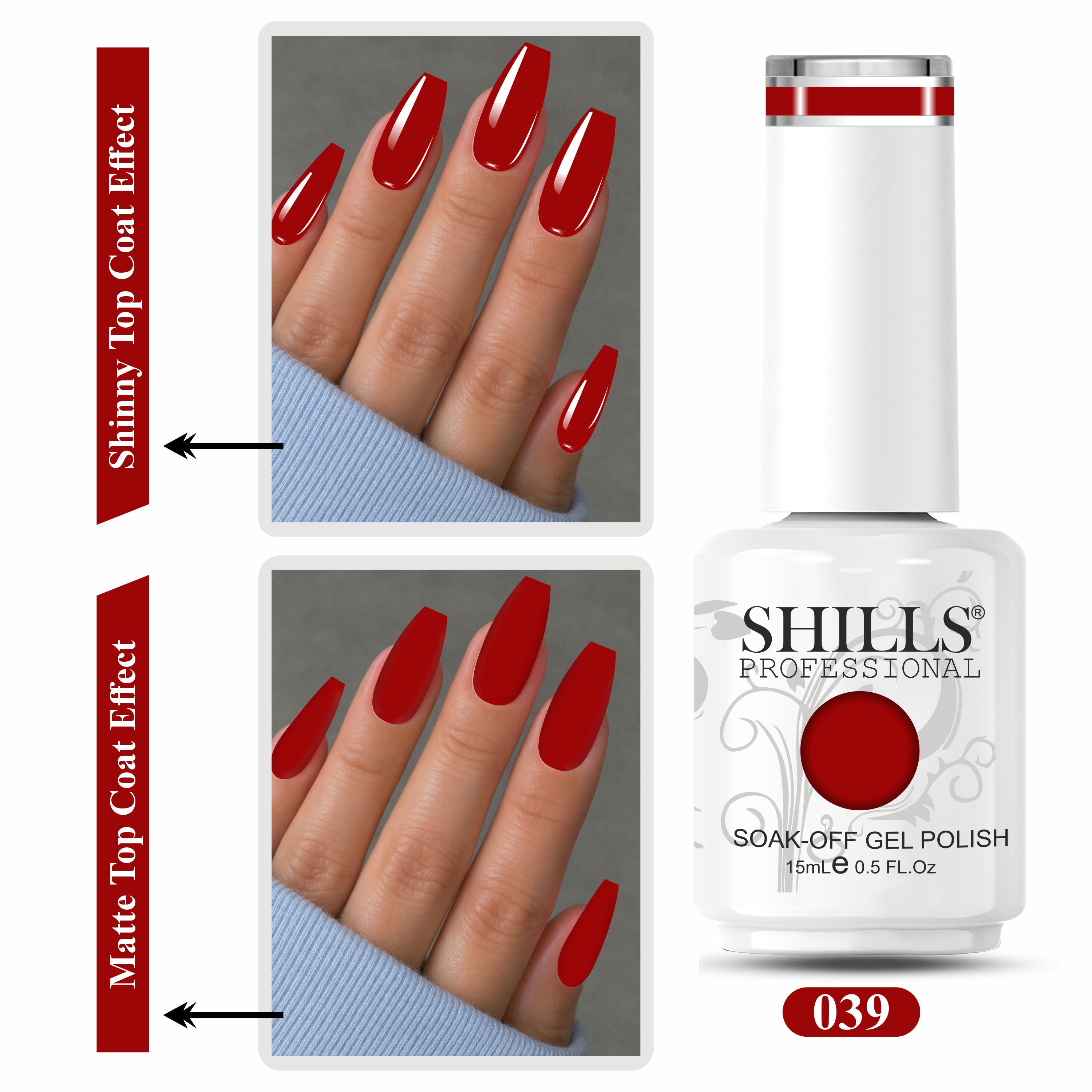 SHILLS PROFESSIONAL UV/LED Gel Nail Polish 15ml