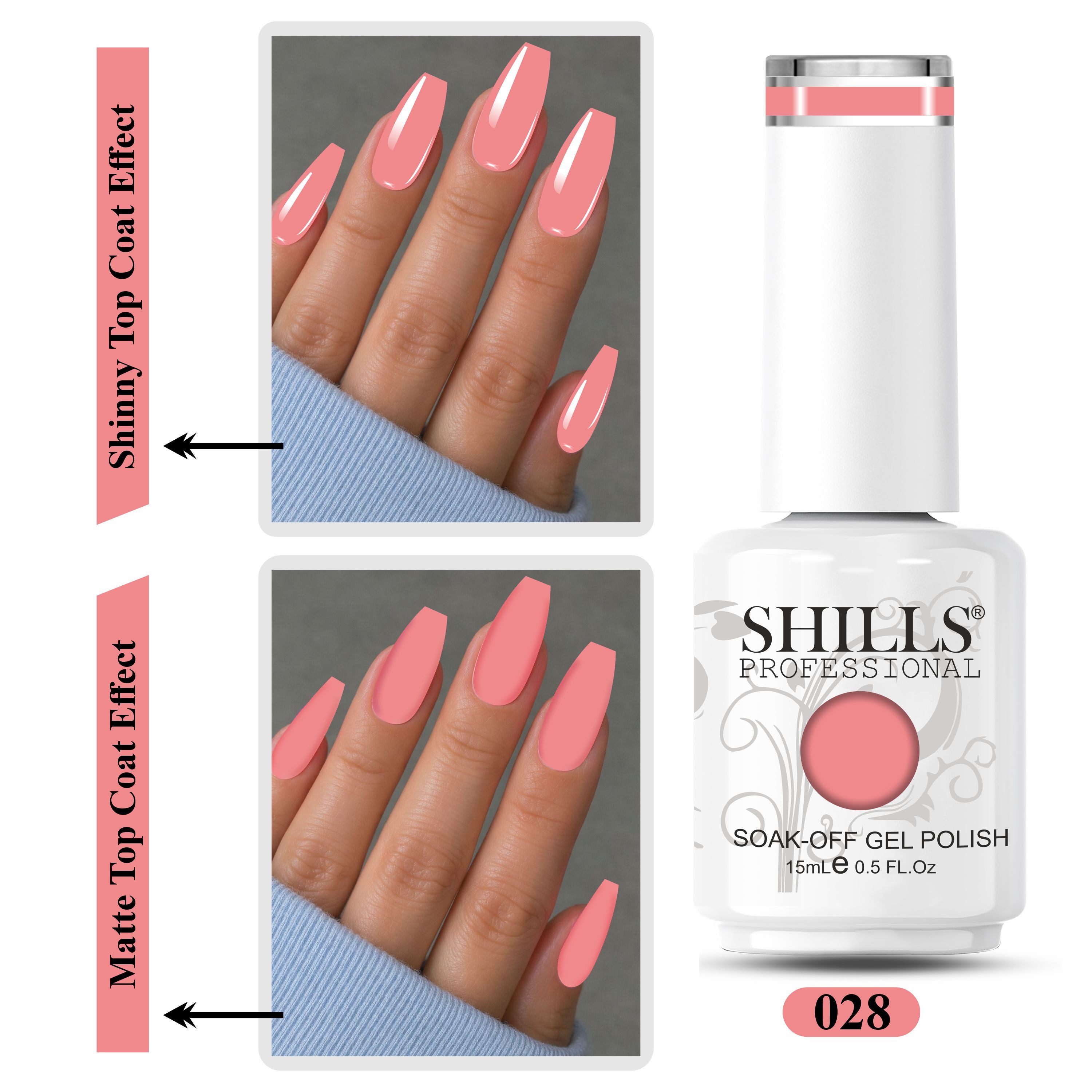 SHILLS PROFESSIONAL UV/LED Gel Nail Polish 15ml