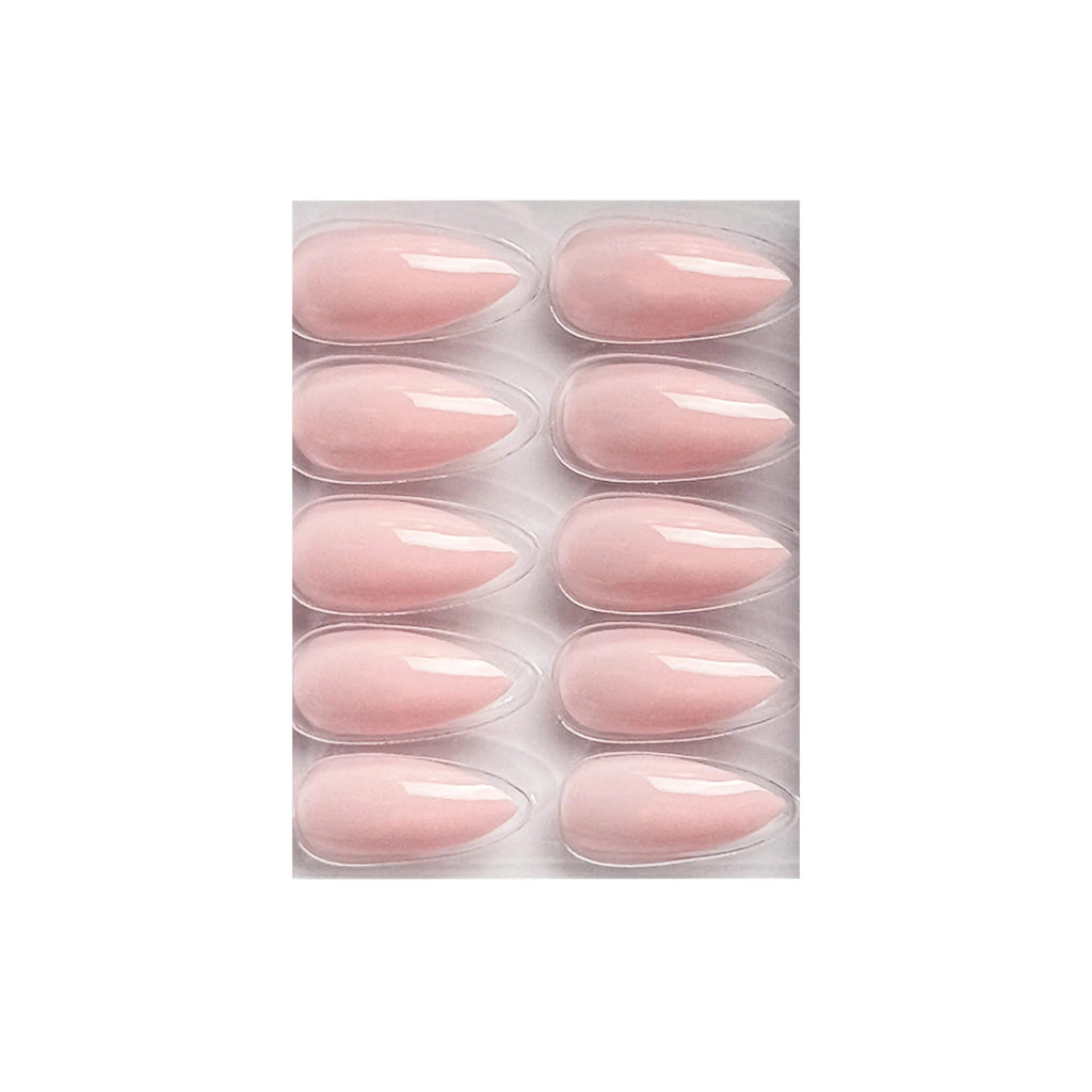 Glossy Solid Color Nails Sharp Almond(SPN631-SPN656)
